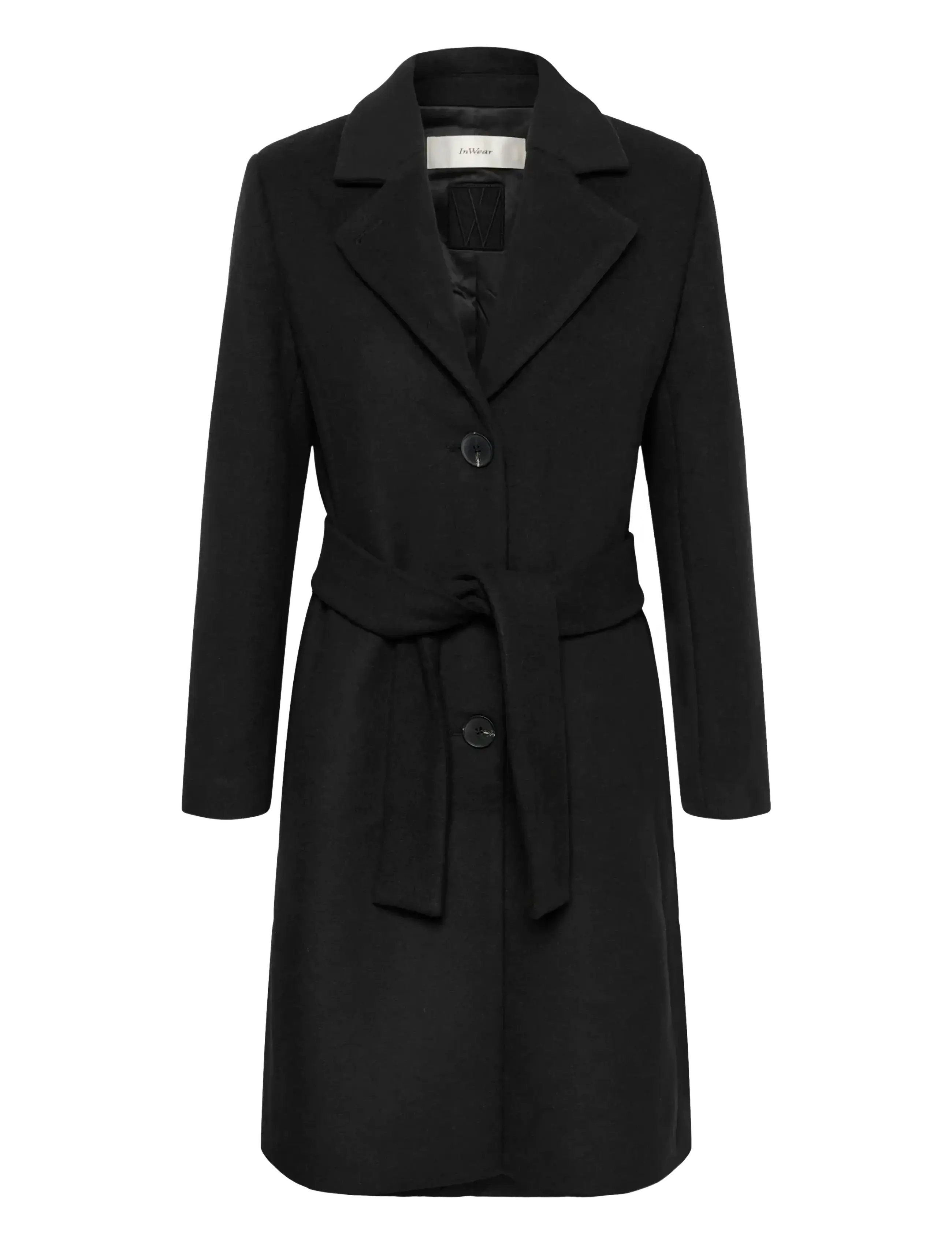 InWear ZORAHIW CLASSIC COAT - Inspiration - BLACK / black