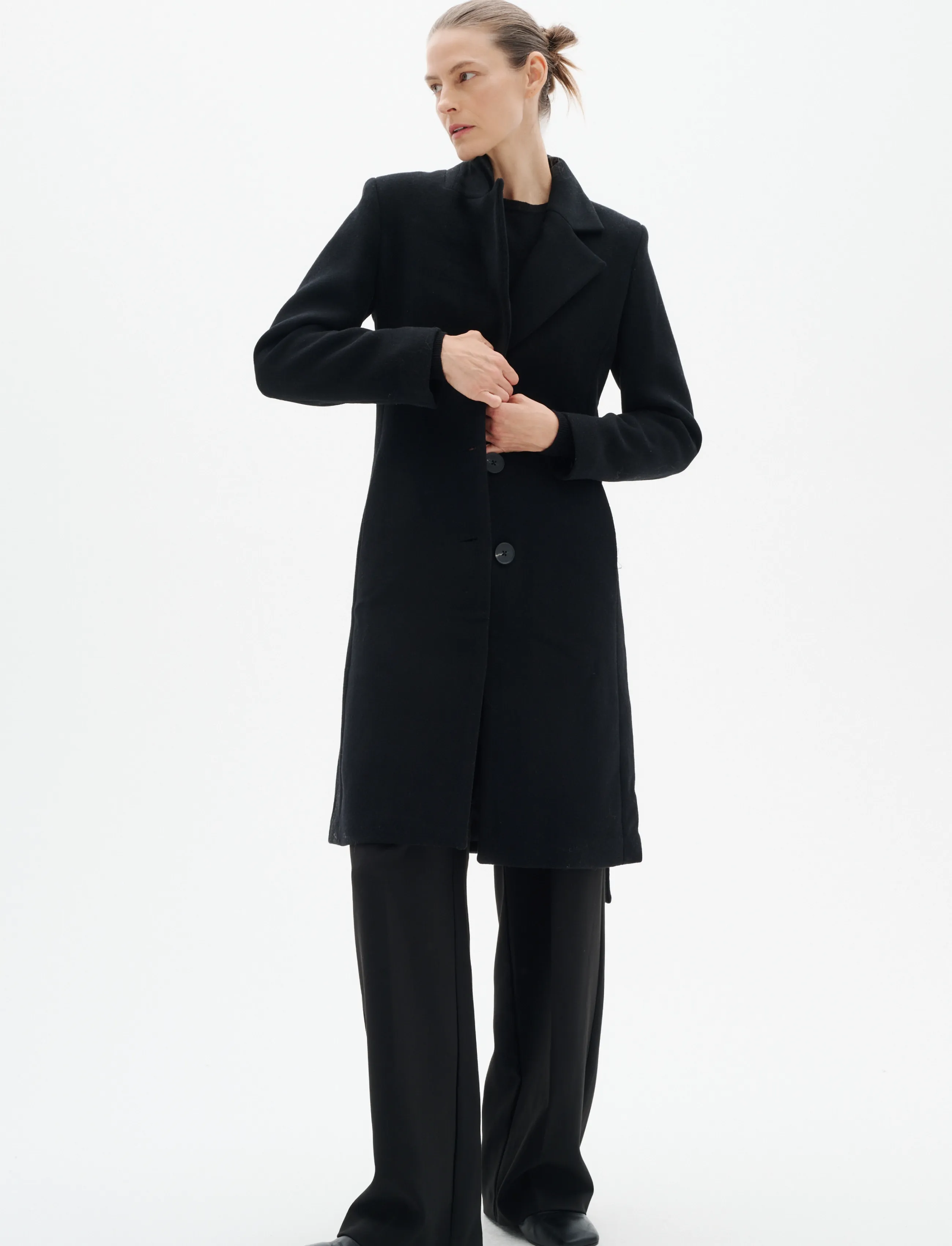 InWear ZORAHIW CLASSIC COAT - InWear - BLACK / black