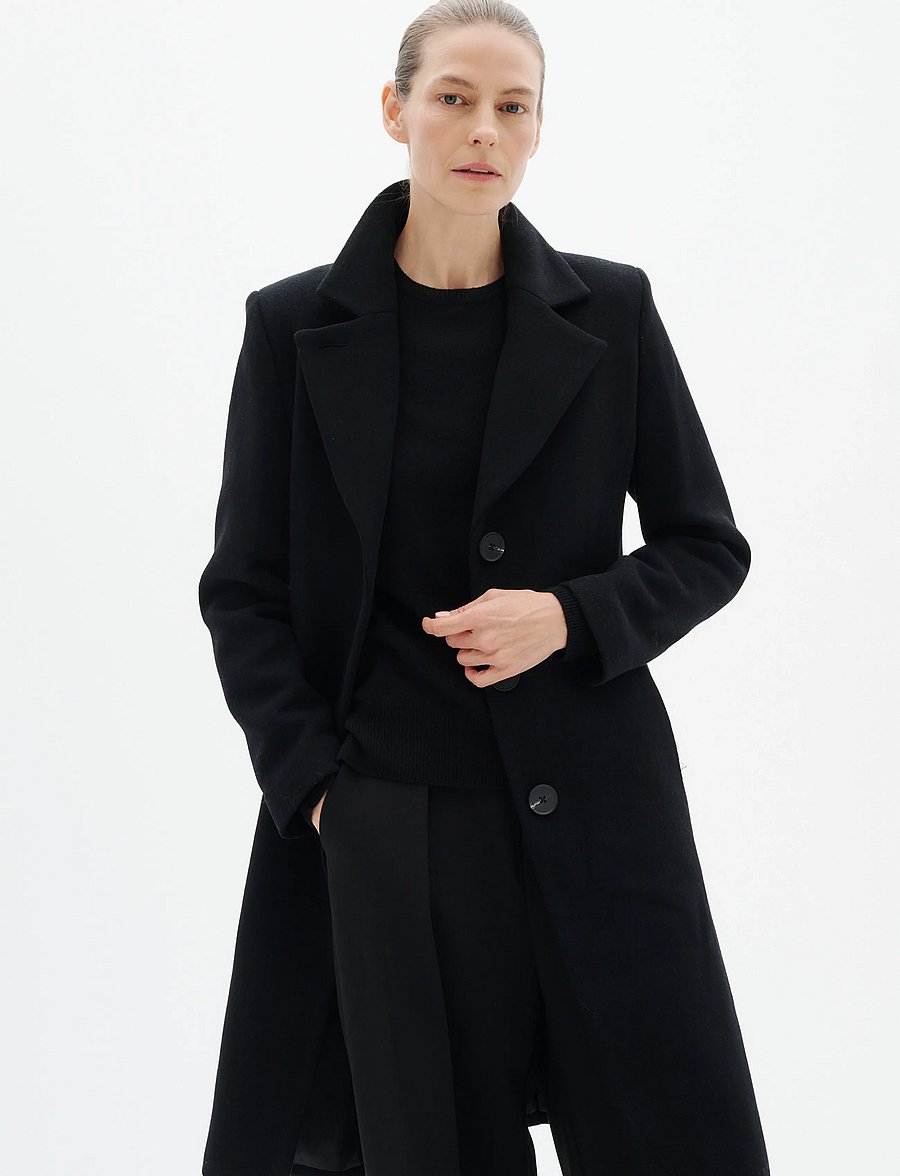 InWear - ZORAHIW CLASSIC COAT - winter jackets - black - 3