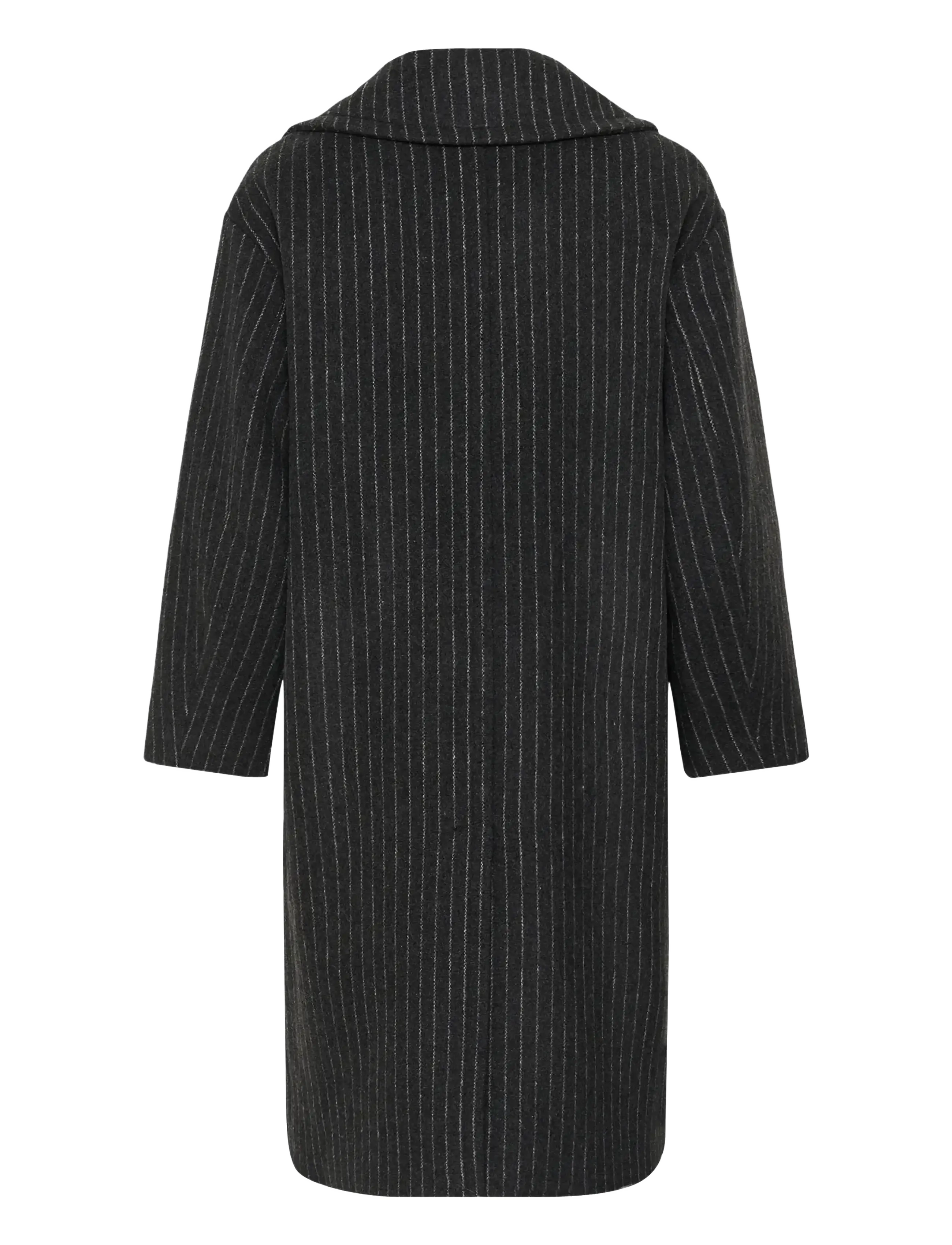 InWear - ZORAHIW DB COAT PINSTRIPED - dark grey melange pinstripe - 2
