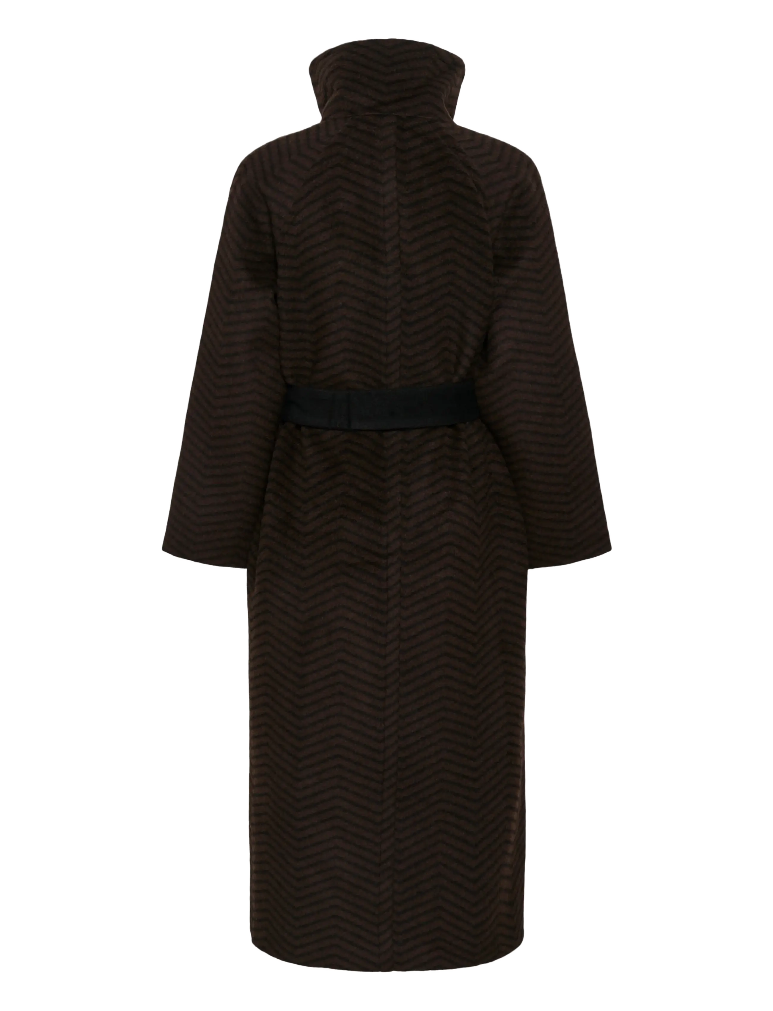 InWear - ZASCHAIW COLLAR COAT - black / brown herringbone - 2