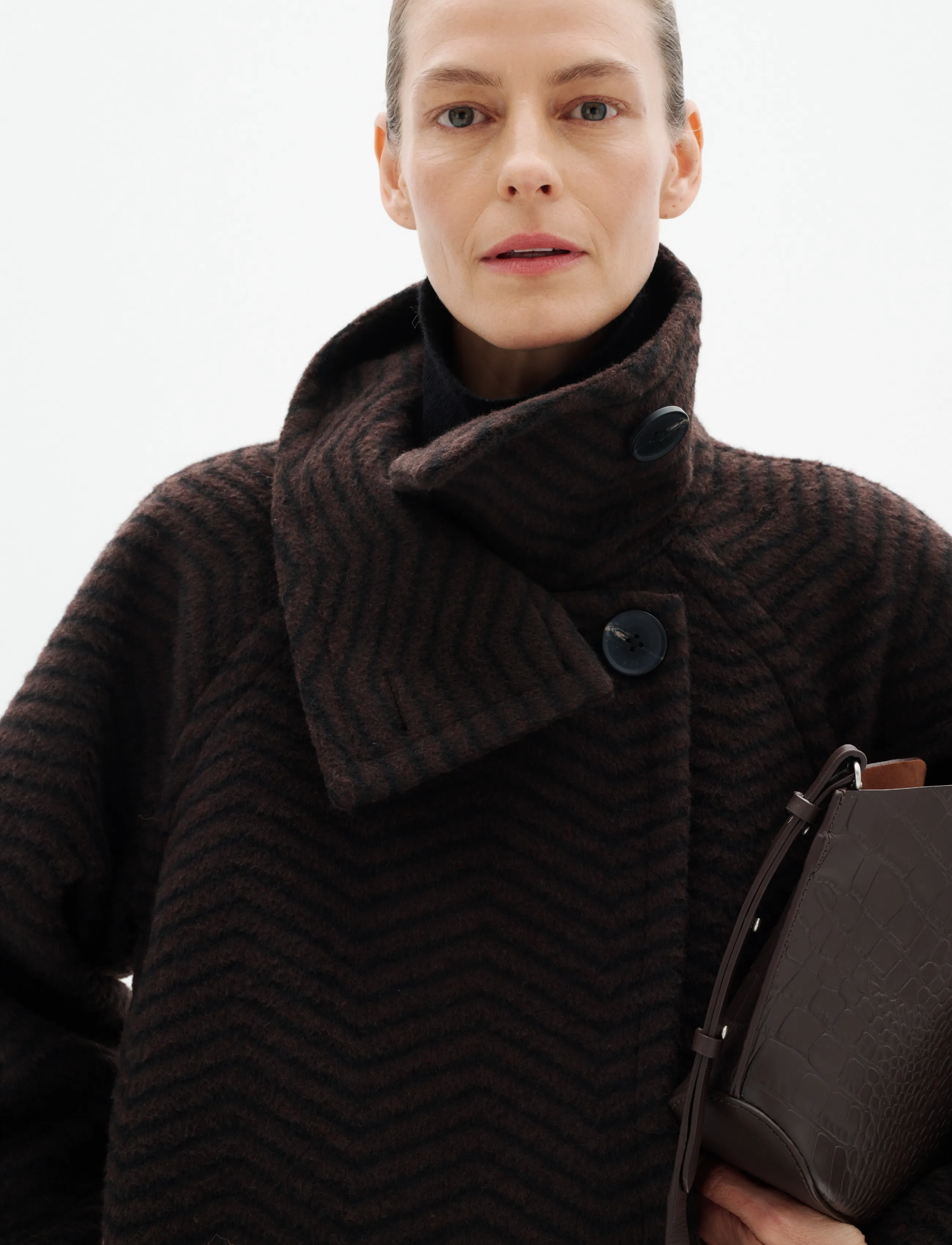 InWear Zaschaiw Collar Coat vinterjackor dam – bild 5