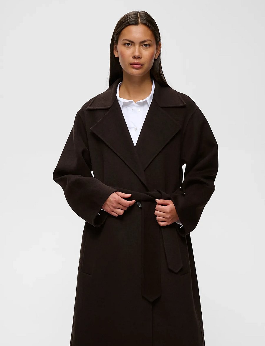 InWear - ZILLAIW LONG COAT - chocolate brown - 0