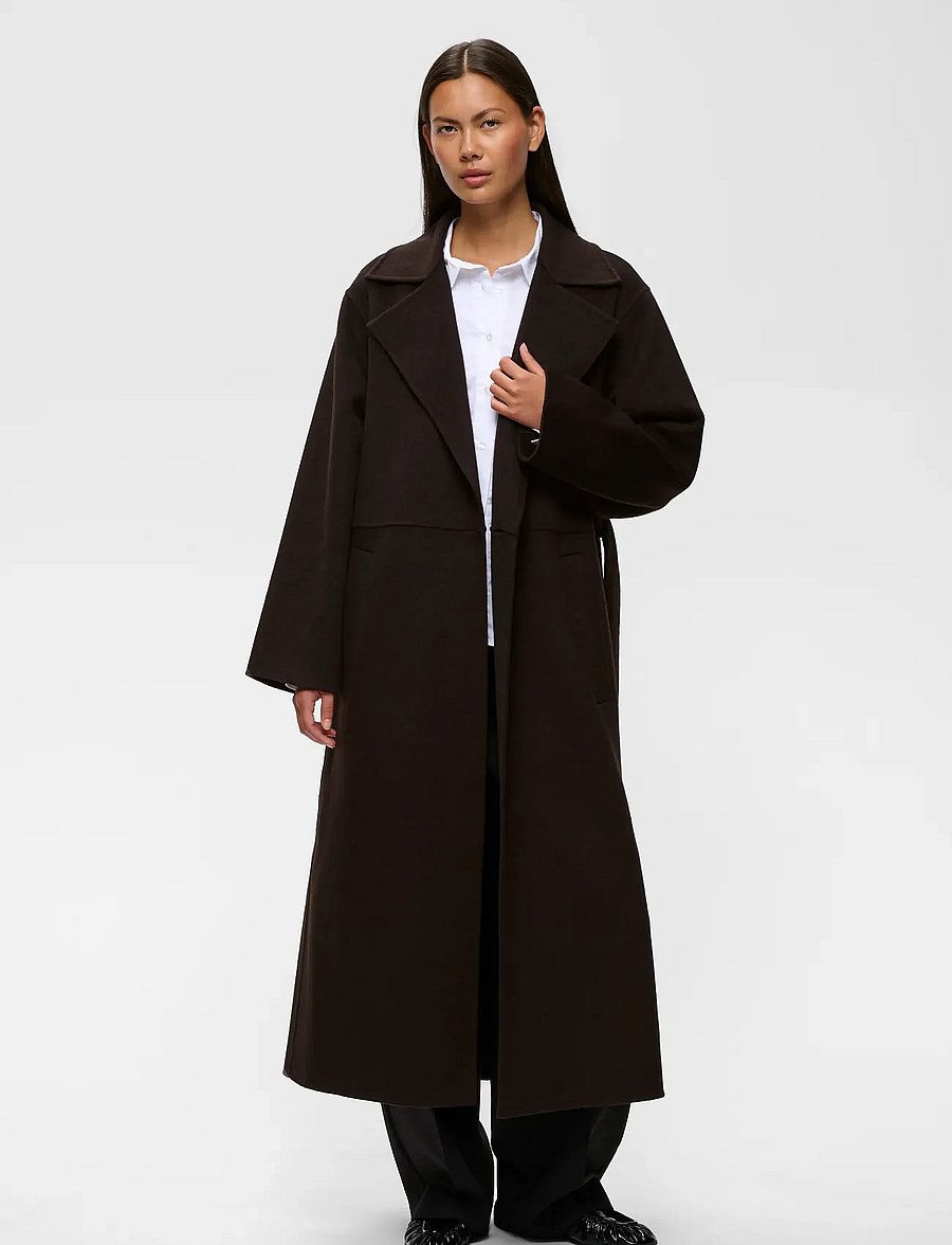 InWear - ZILLAIW LONG COAT - chocolate brown - 4