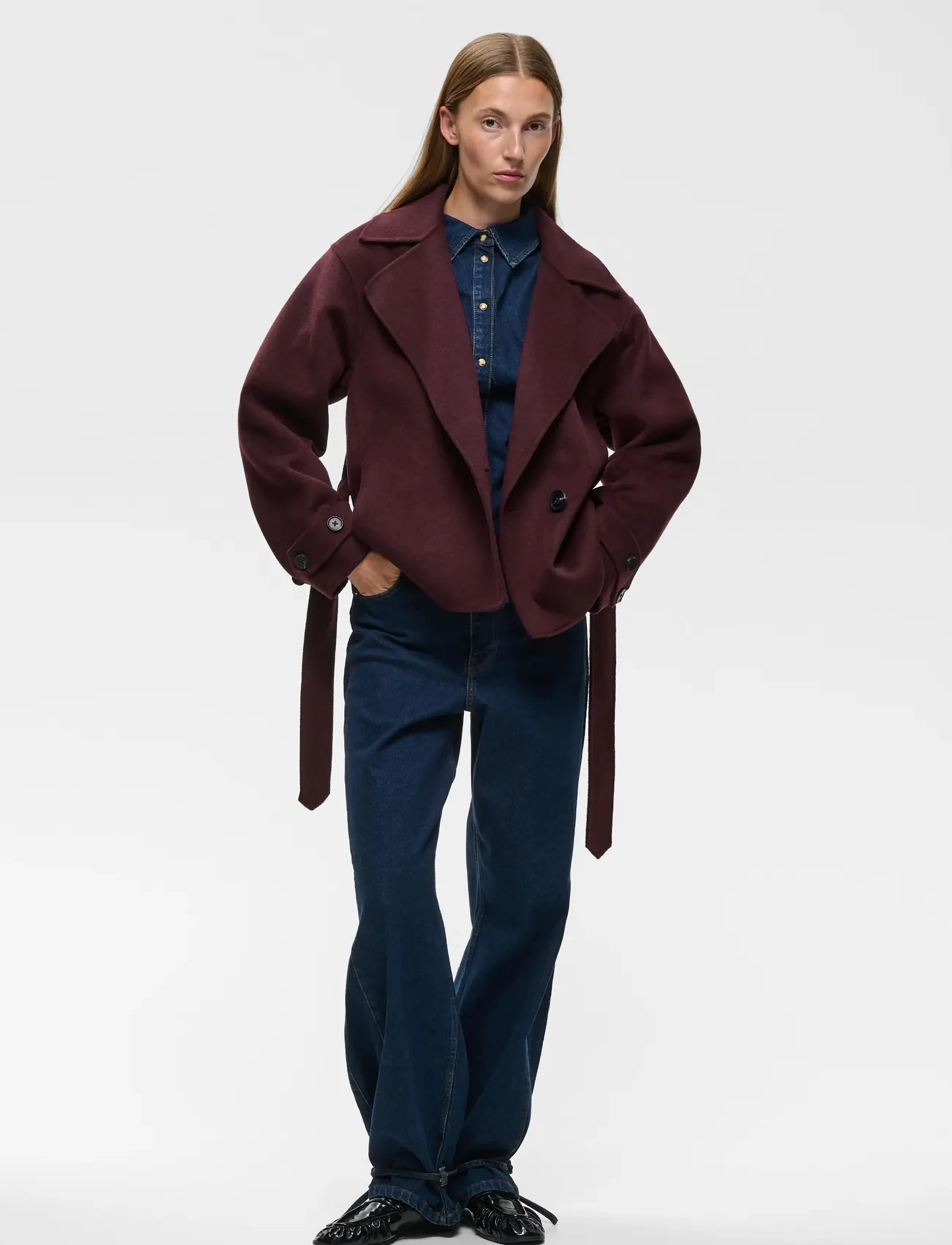 InWear - ZILLAIW SHORT COAT - zinfandel - 3