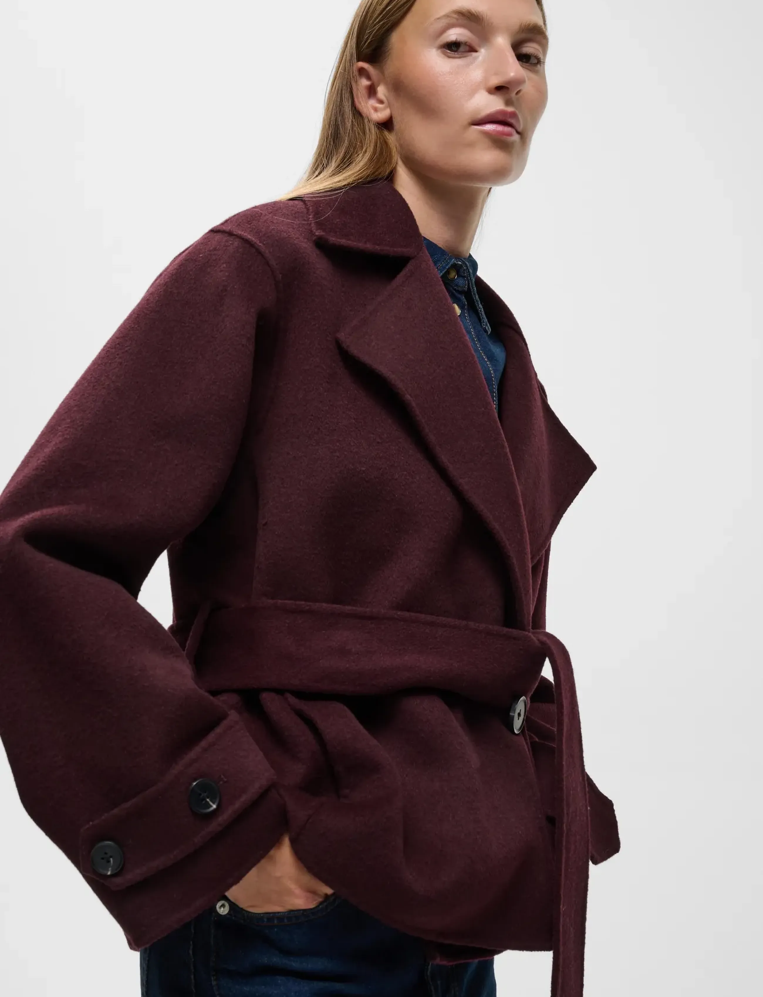 InWear - ZILLAIW SHORT COAT - zinfandel - 5