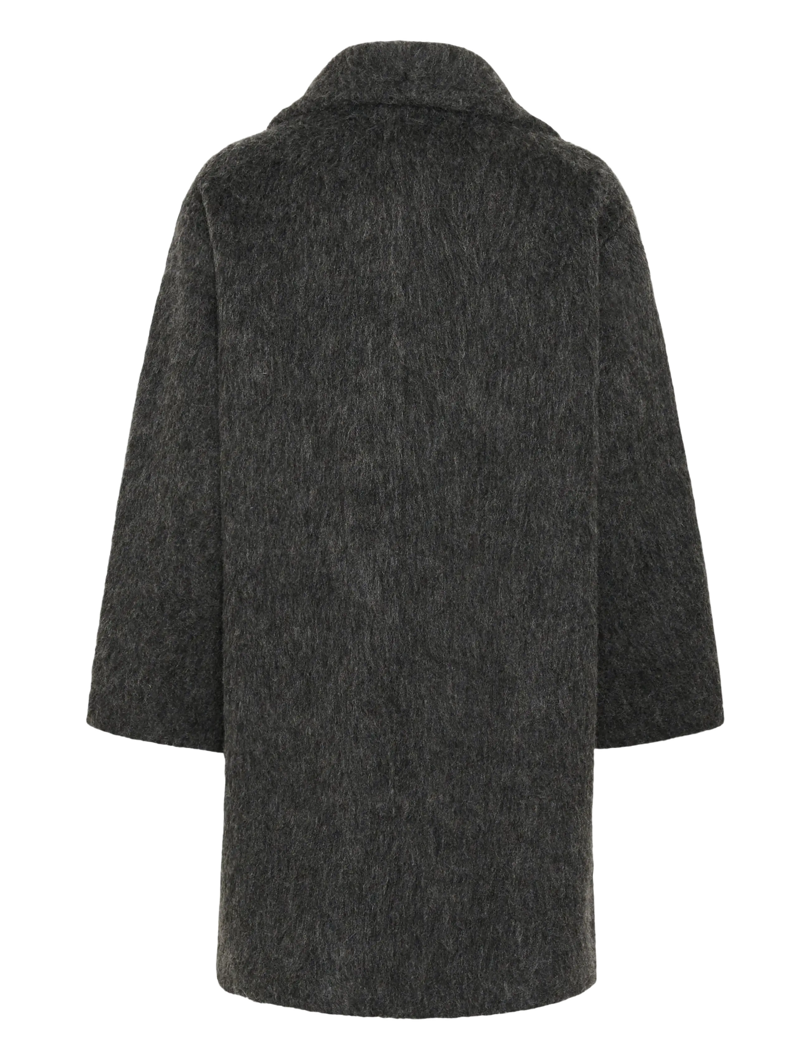 InWear - ZUZIEIW COCOON COAT - talvejoped - dark grey melange - 2