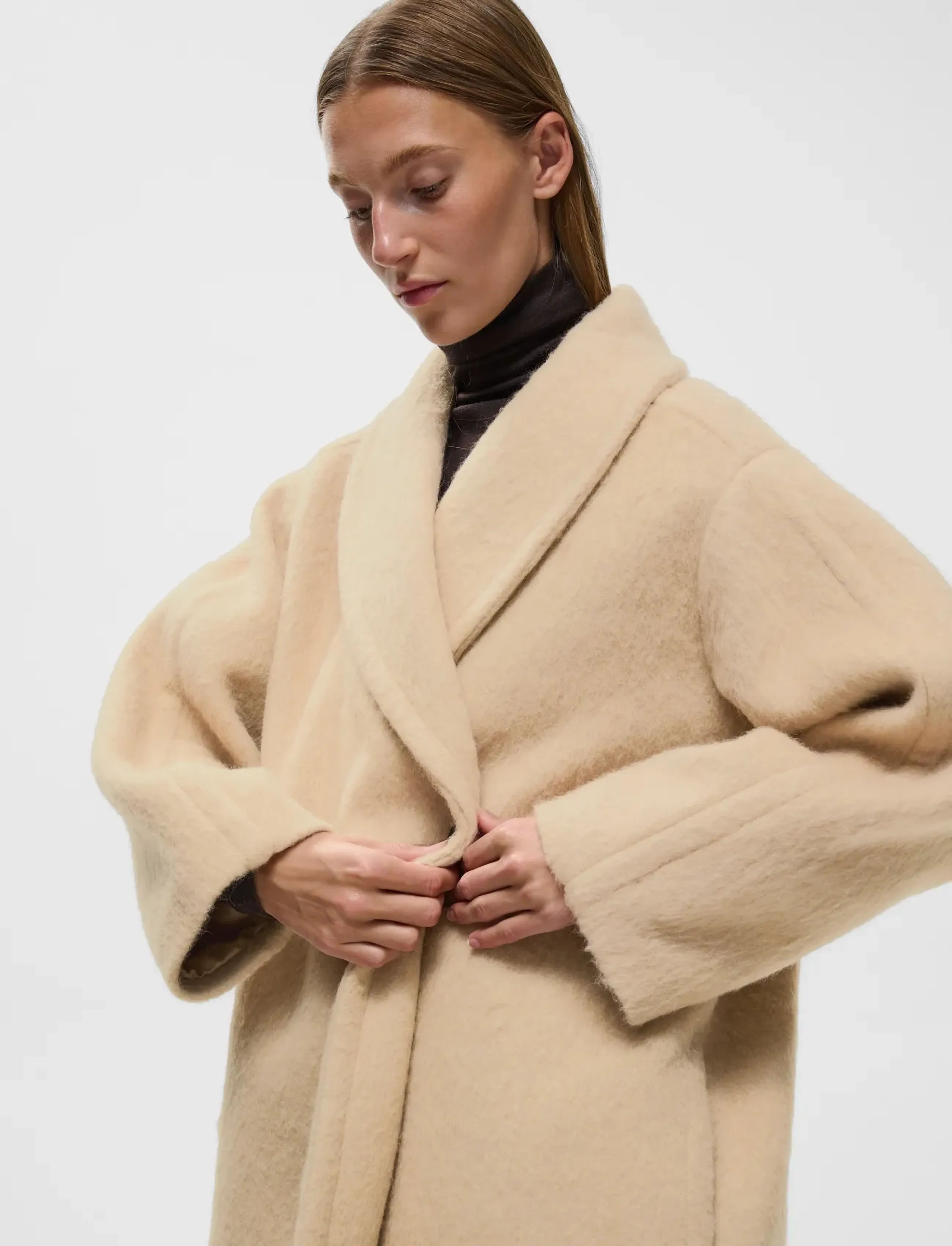 InWear Zuzieiw Cocoon Coat tunna kappor dam – bild 5