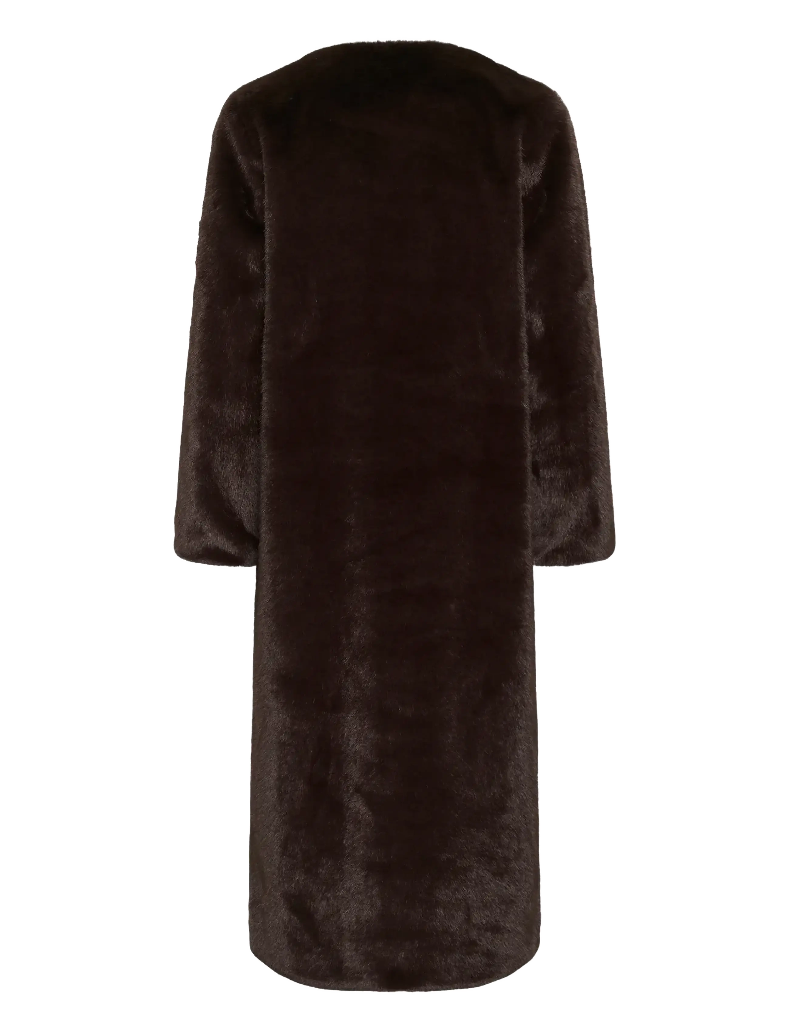 InWear - ZABELLEIW LONG COAT - fuskpäls - chocolate brown - 2