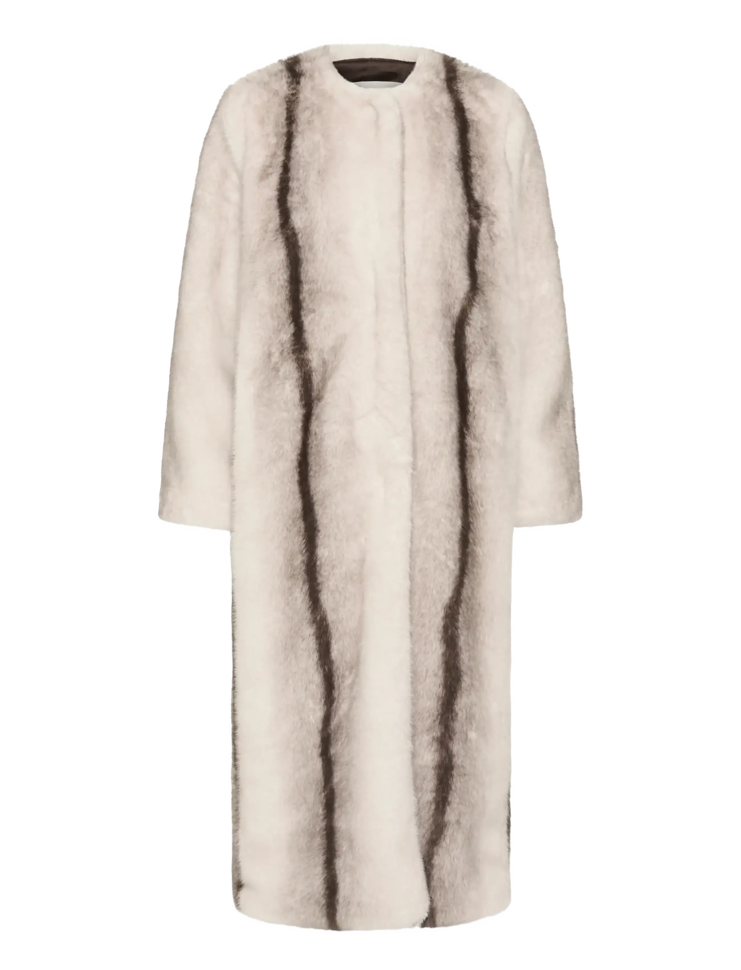 FAUX FUR STRIPE