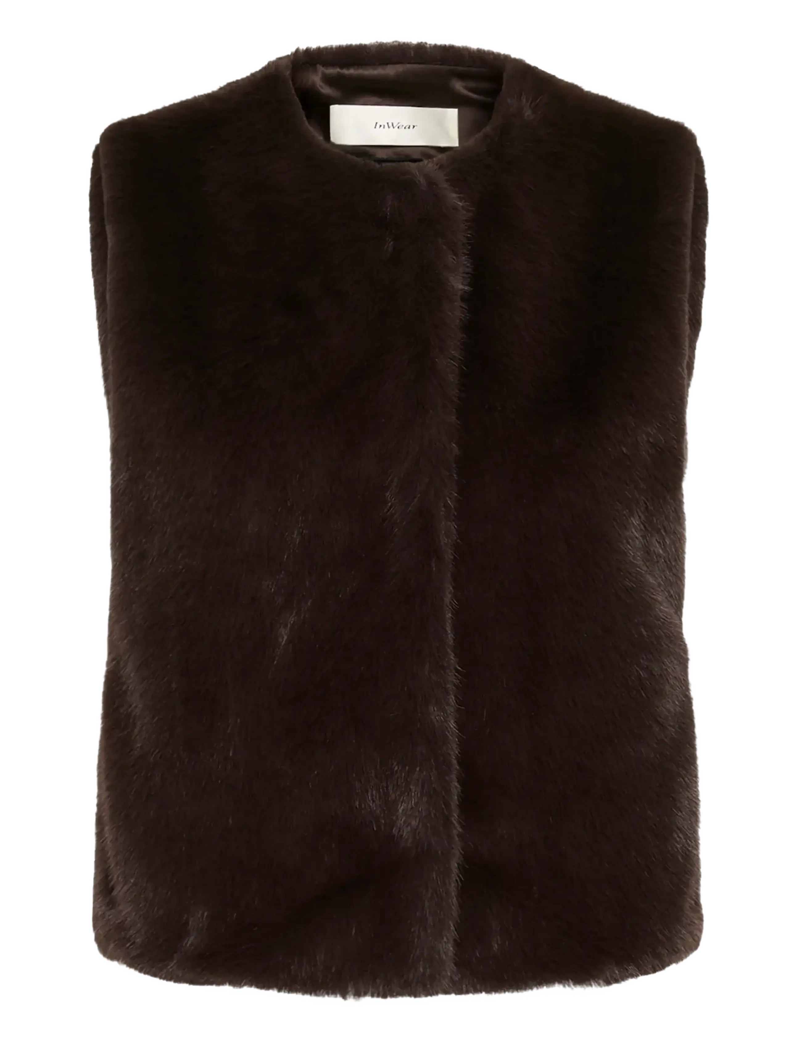 InWear ZABELLEIW WAISTCOAT - Modetrender - CHOCOLATE BROWN / brown