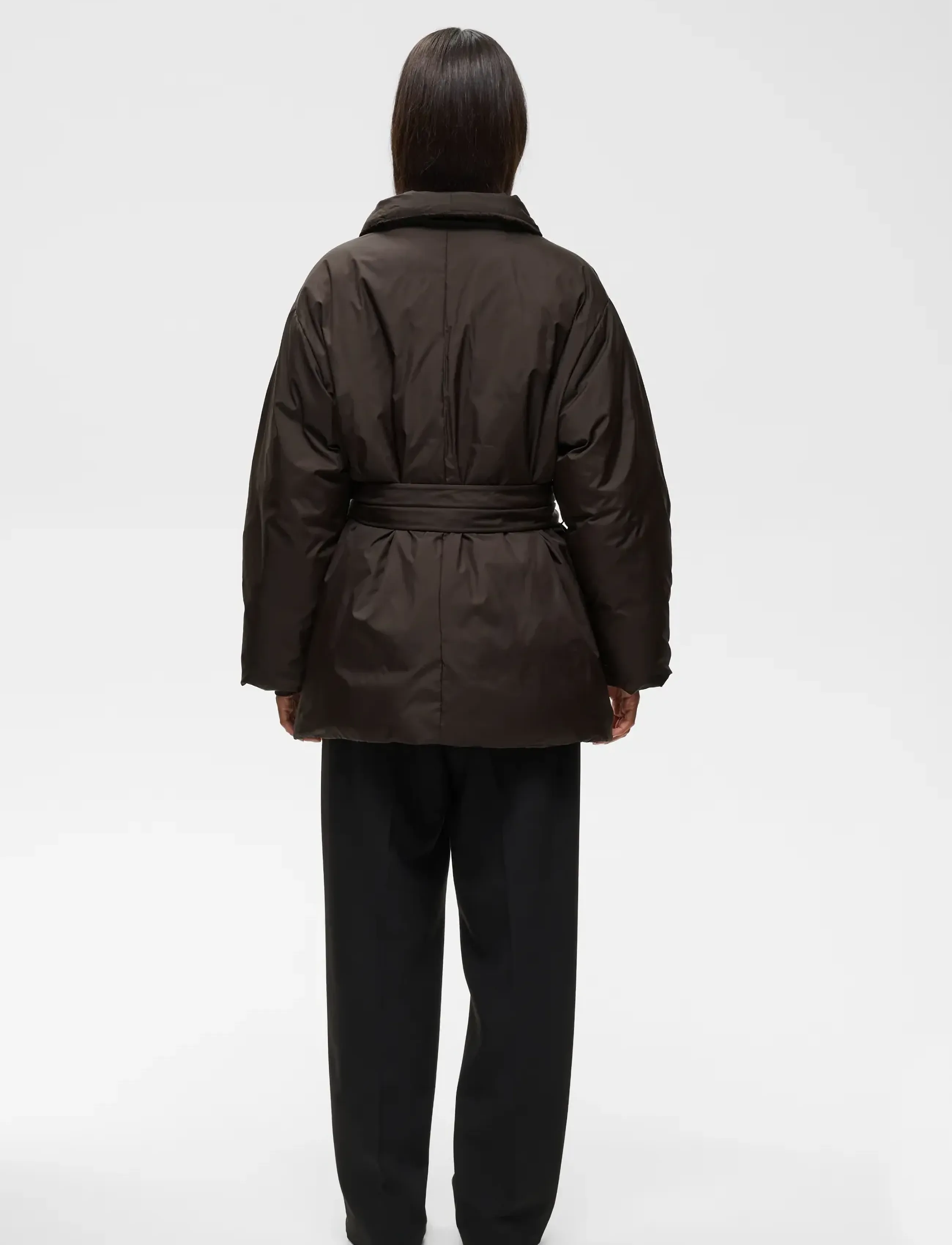 Zinnahiw Short Cocoon Coat 3