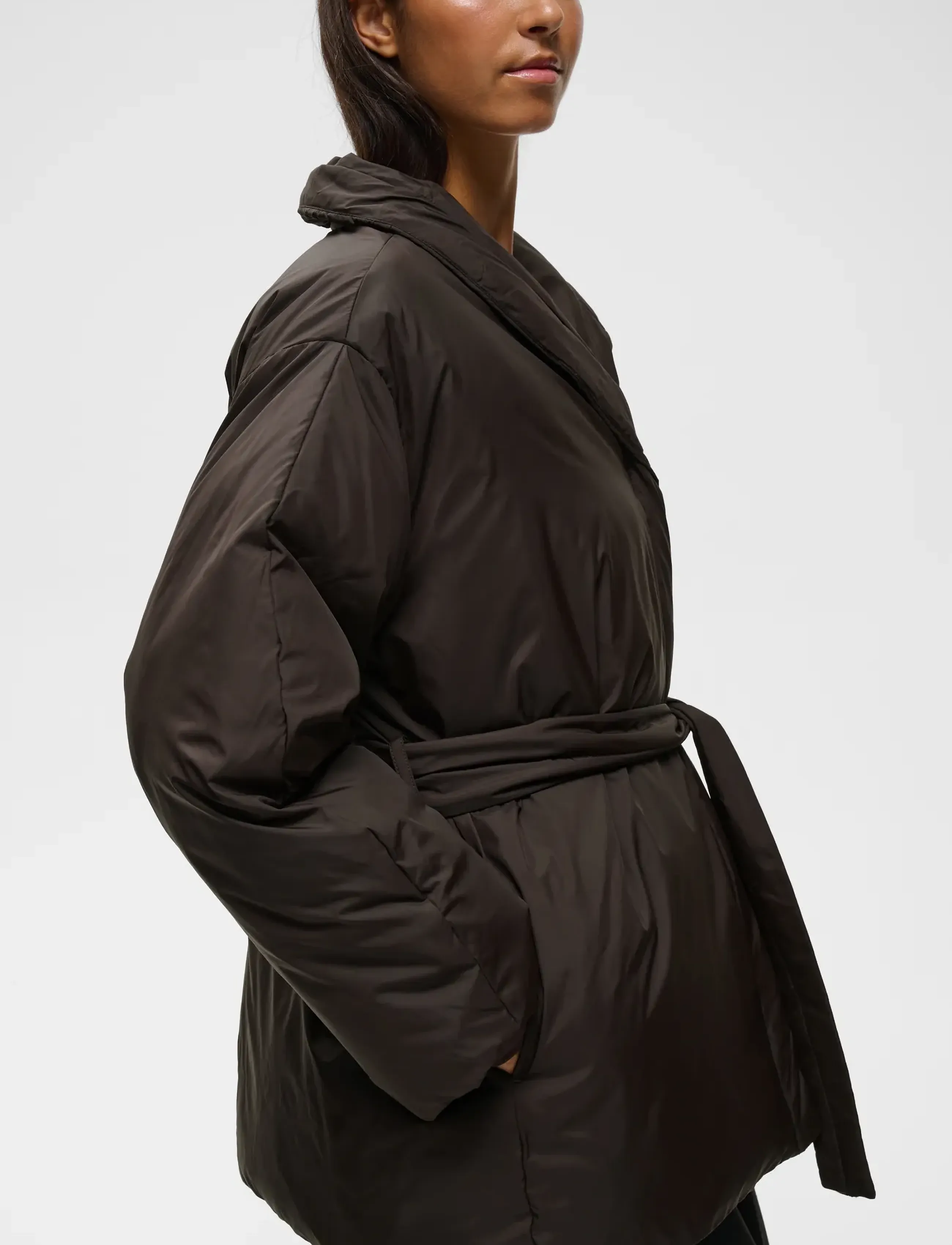 Zinnahiw Short Cocoon Coat 4