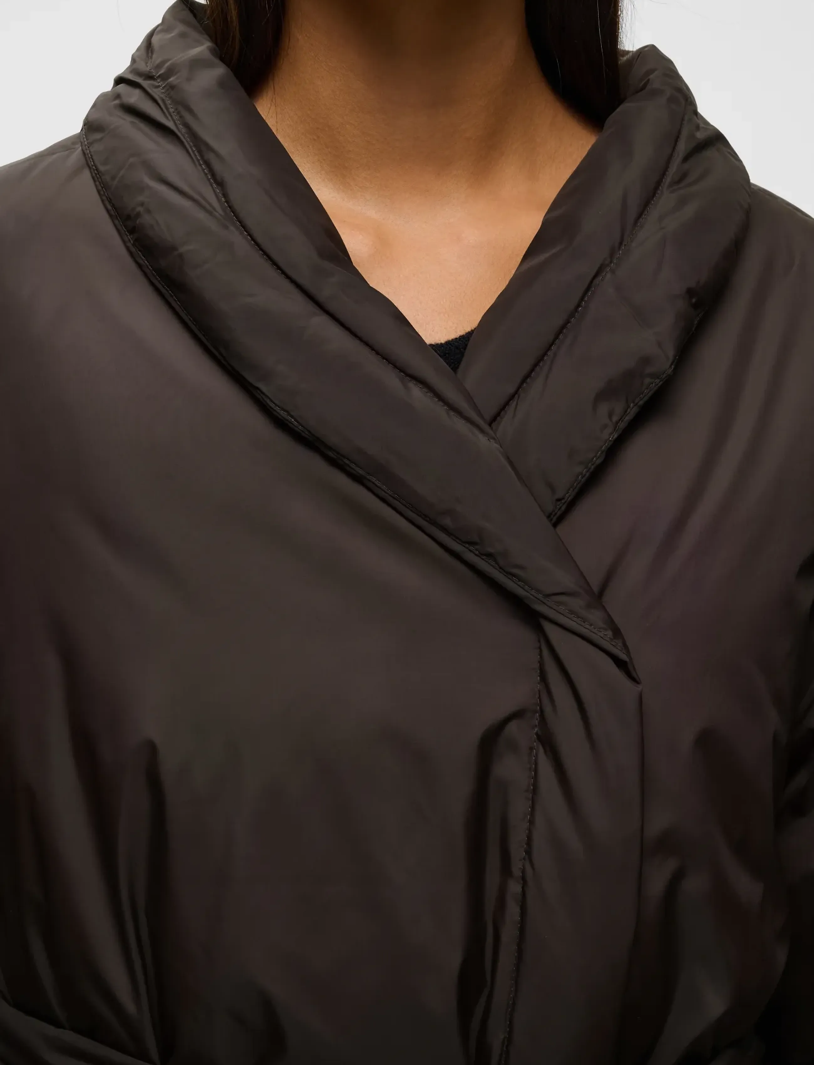 Zinnahiw Short Cocoon Coat 5