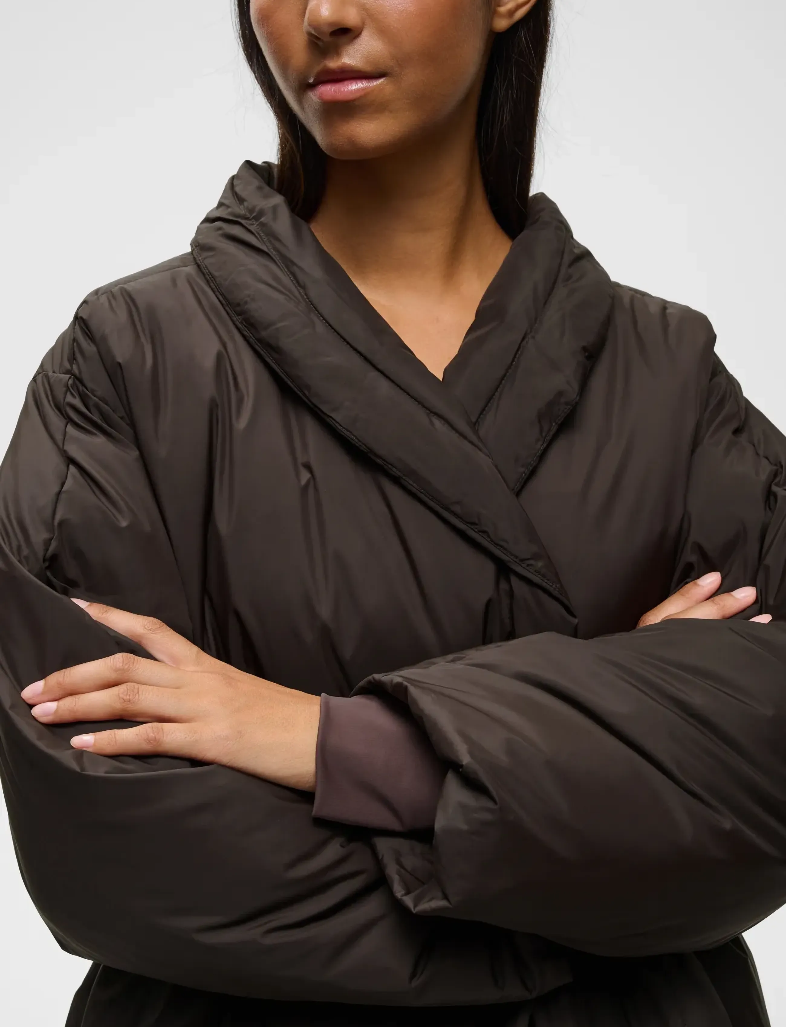 Zinnahiw Short Cocoon Coat 6