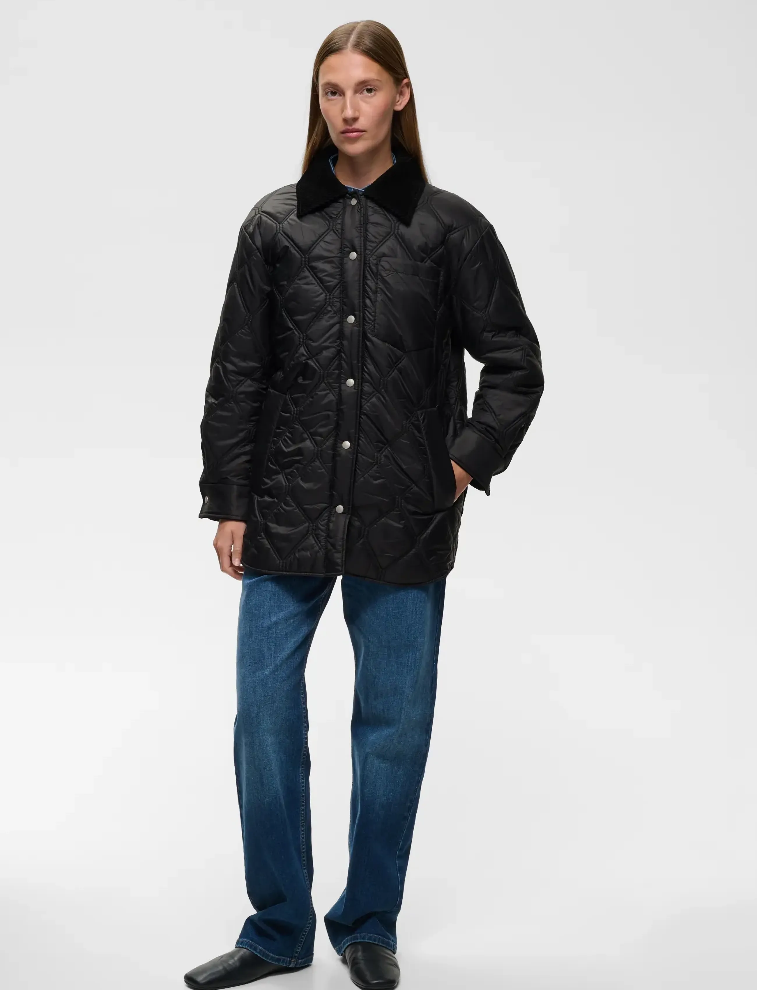 InWear HOUSTONIW SHIRT JACKET - Tänavastiil - BLACK / black