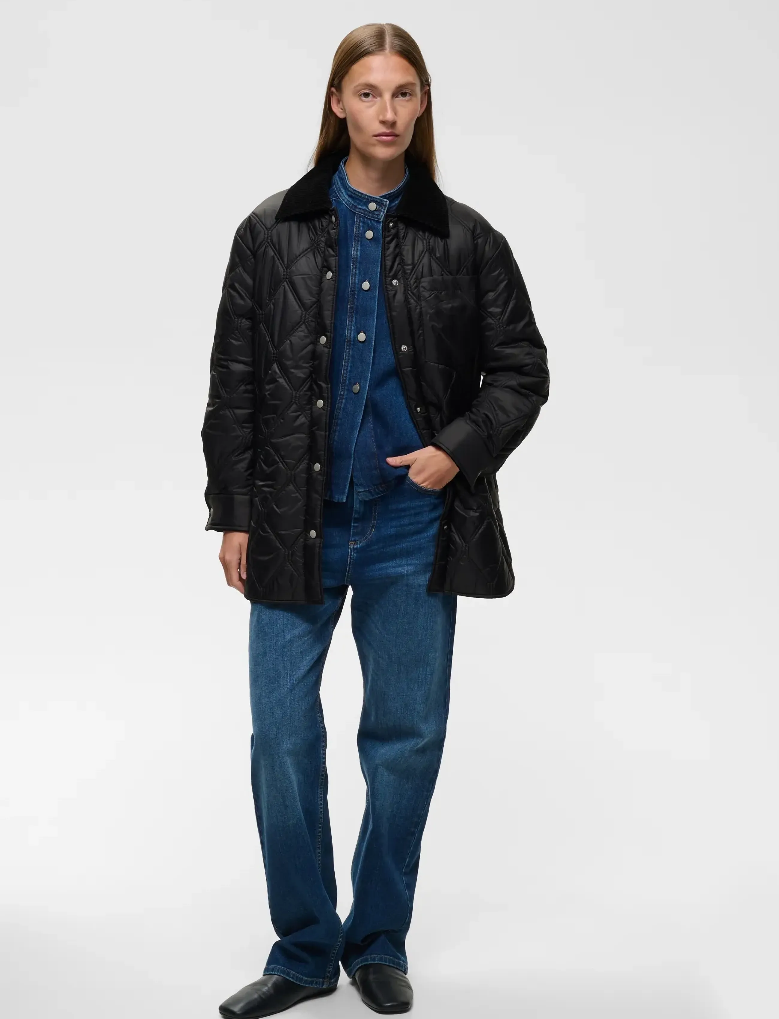 InWear - HOUSTONIW SHIRT JACKET - talvejoped - black - 5