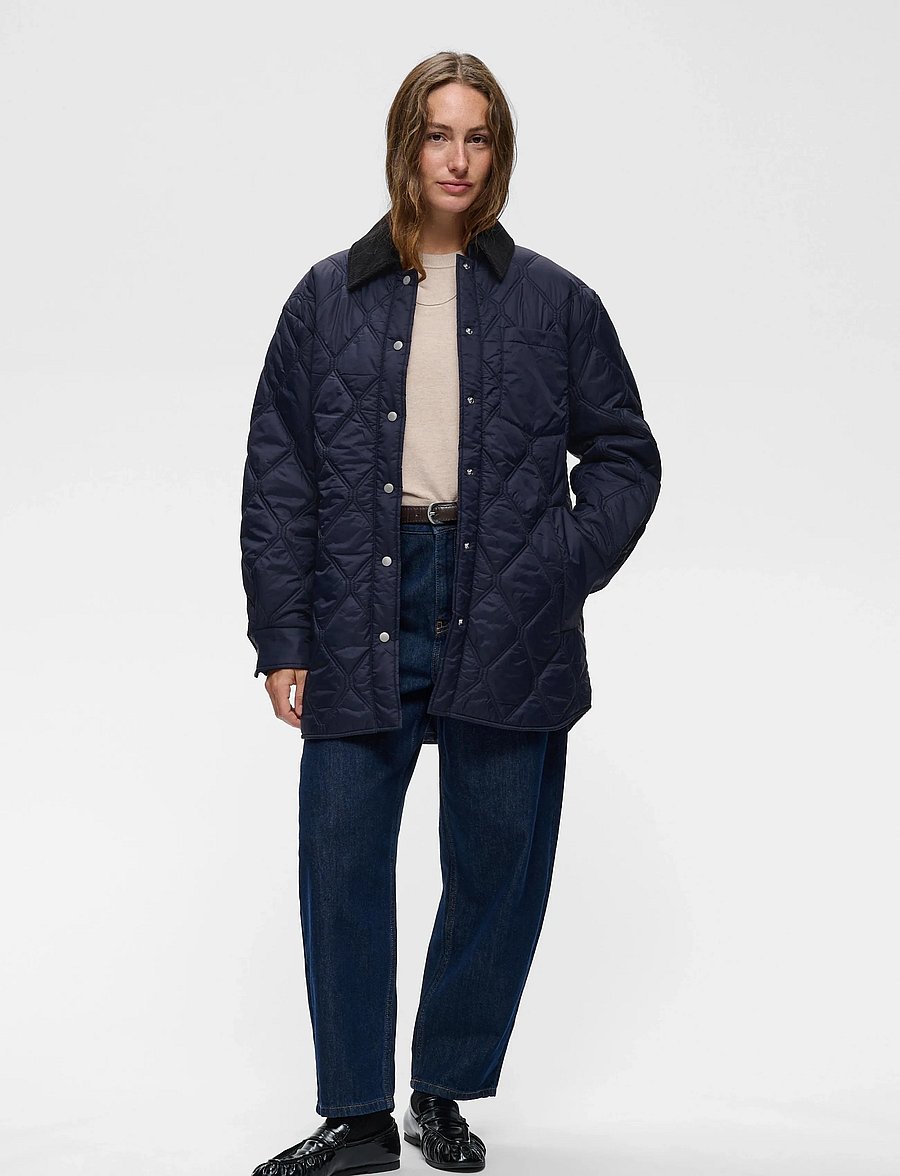 InWear - HOUSTONIW SHIRT JACKET - talvejoped - marine blue - 0