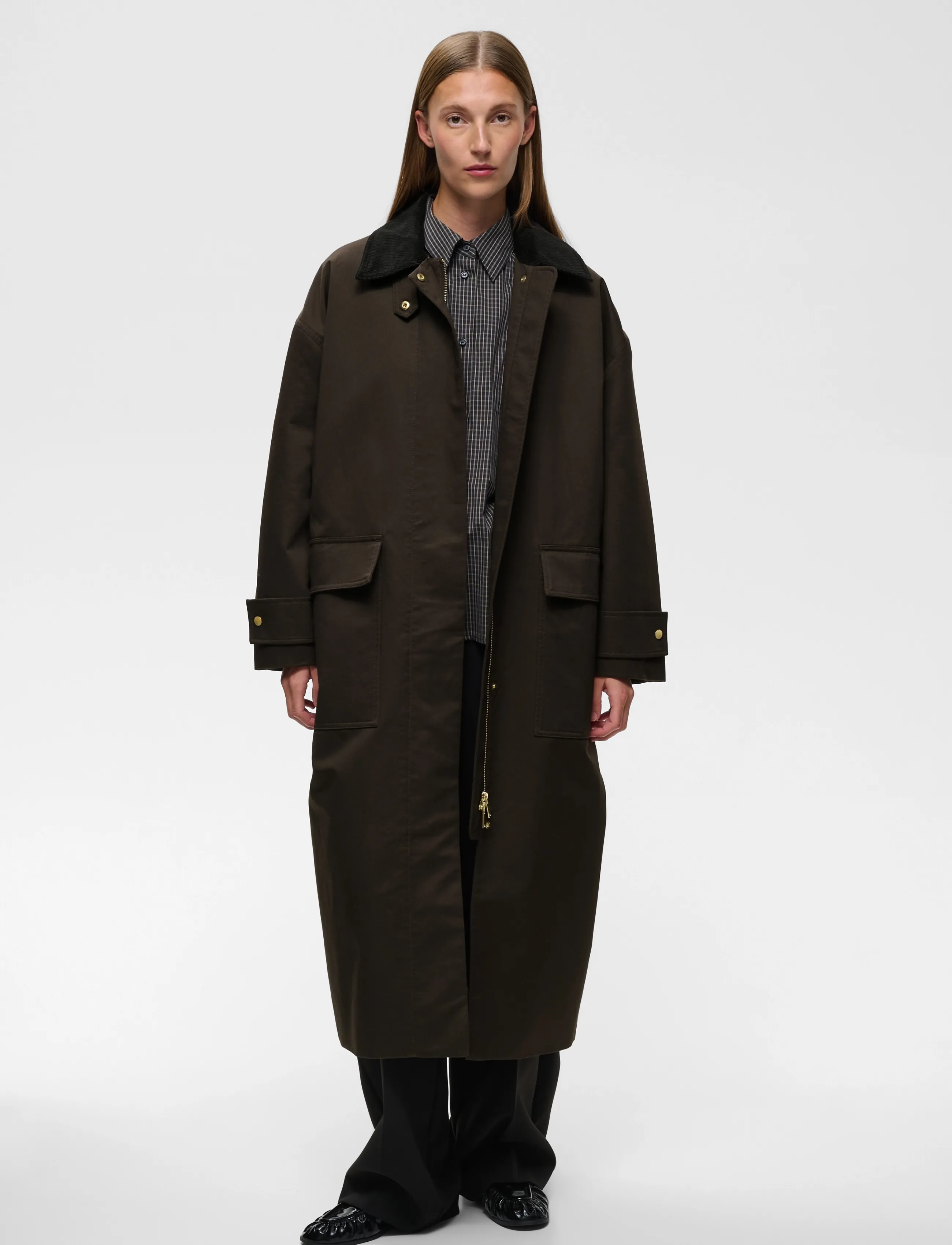 InWear HUNTERYIW COAT - Jakker & Frakker - CHOCOLATE BROWN / brown