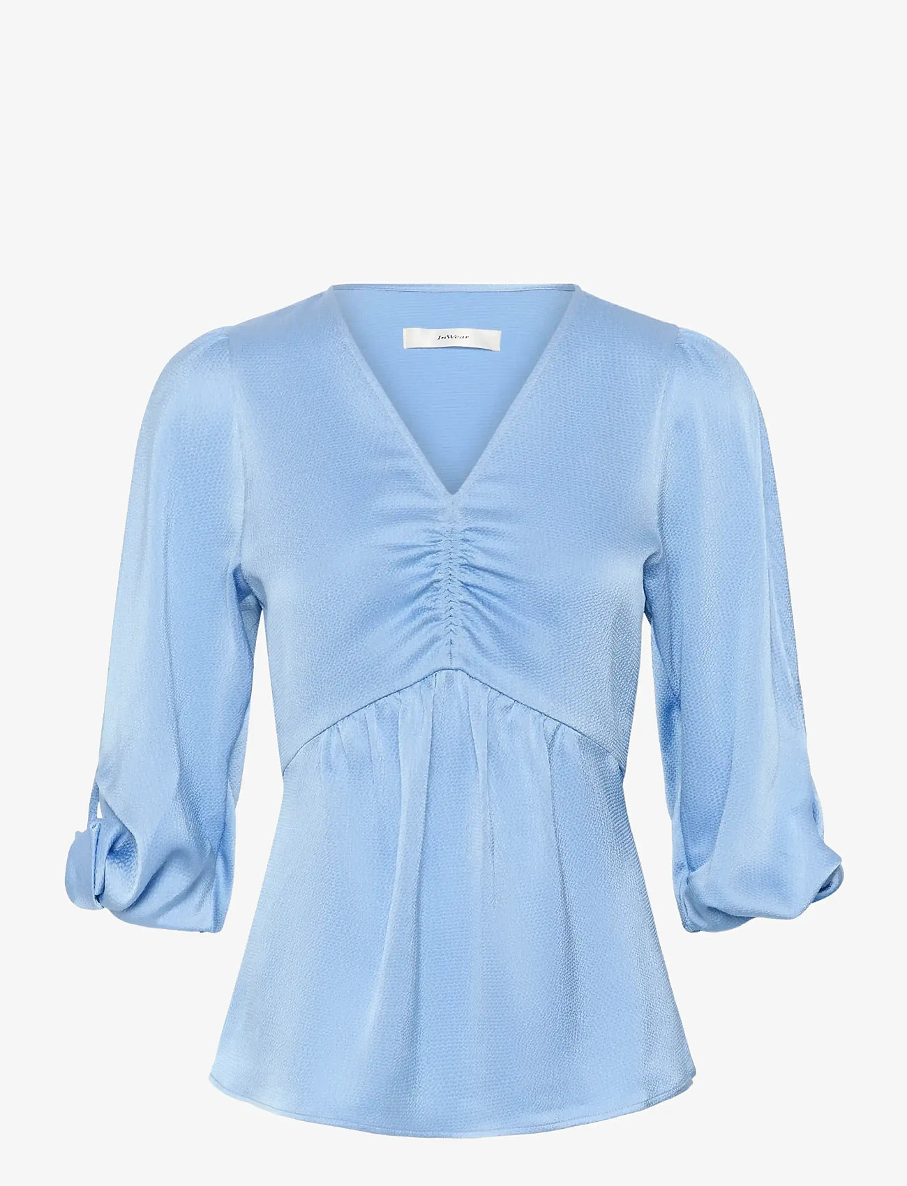 InWear - HOLLEYIW TOP - langærmede bluser - bel air blue - 1