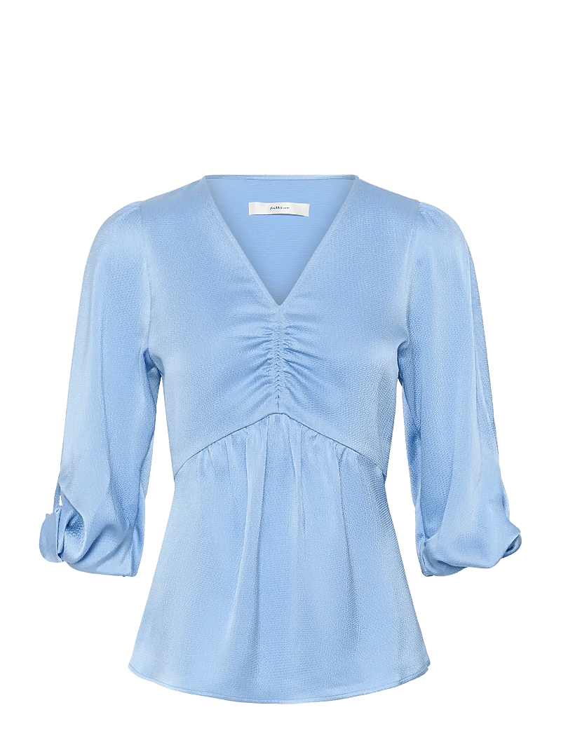 InWear - HOLLEYIW TOP - langærmede bluser - bel air blue - 1