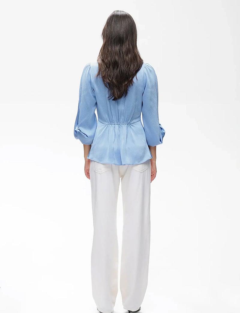 InWear - HOLLEYIW TOP - langærmede bluser - bel air blue - 4