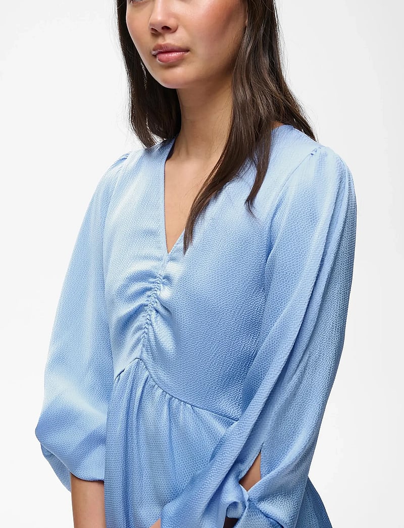 InWear - HOLLEYIW TOP - langærmede bluser - bel air blue - 5