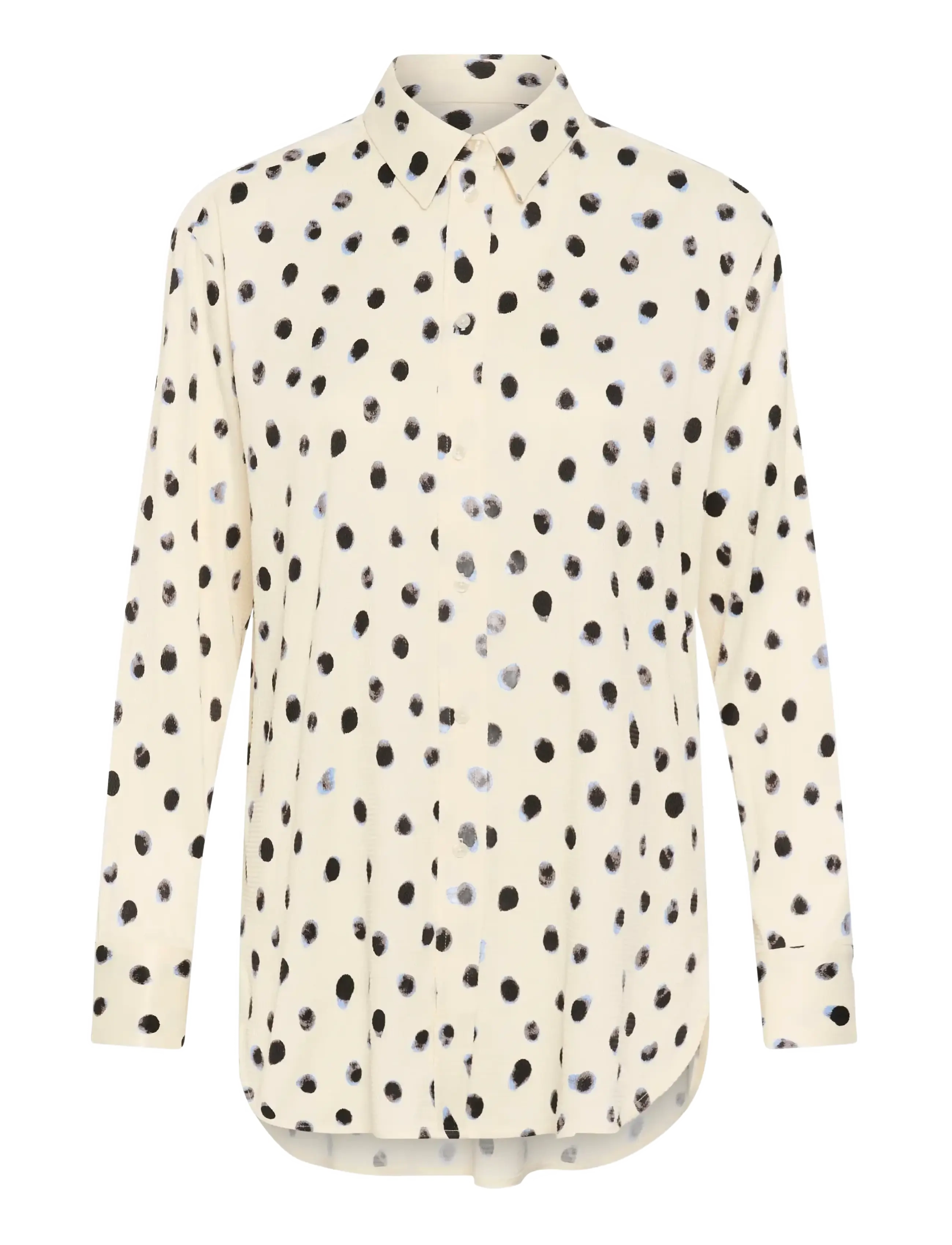 InWear HENRIIW SHIRT - Clothing - VANILLA BRUSH DOT / cream