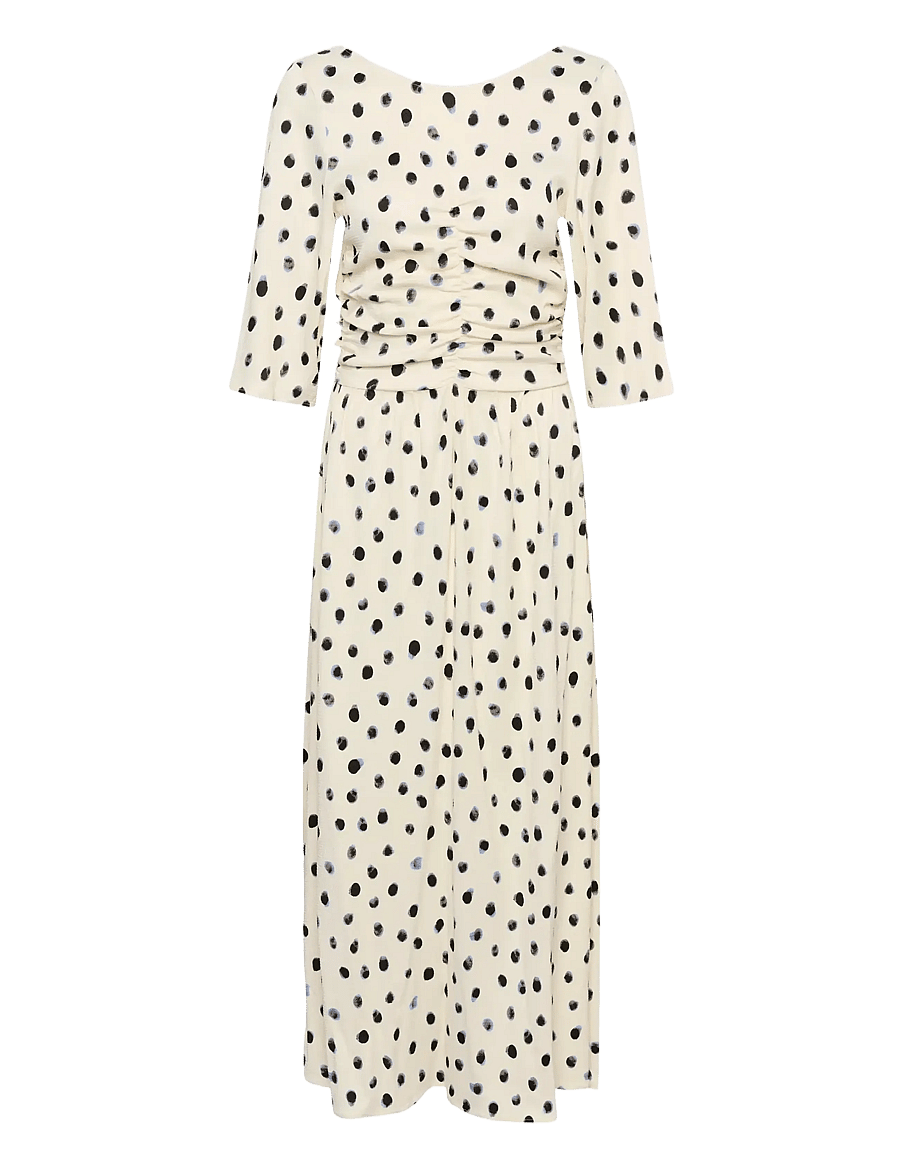 InWear - HENRIIW DRESS - midi kjoler - vanilla brush dot - 1