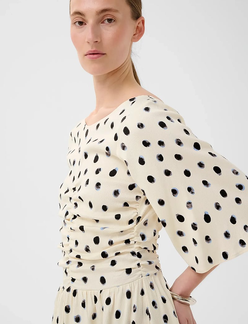 InWear - HENRIIW DRESS - vanilla brush dot - 5