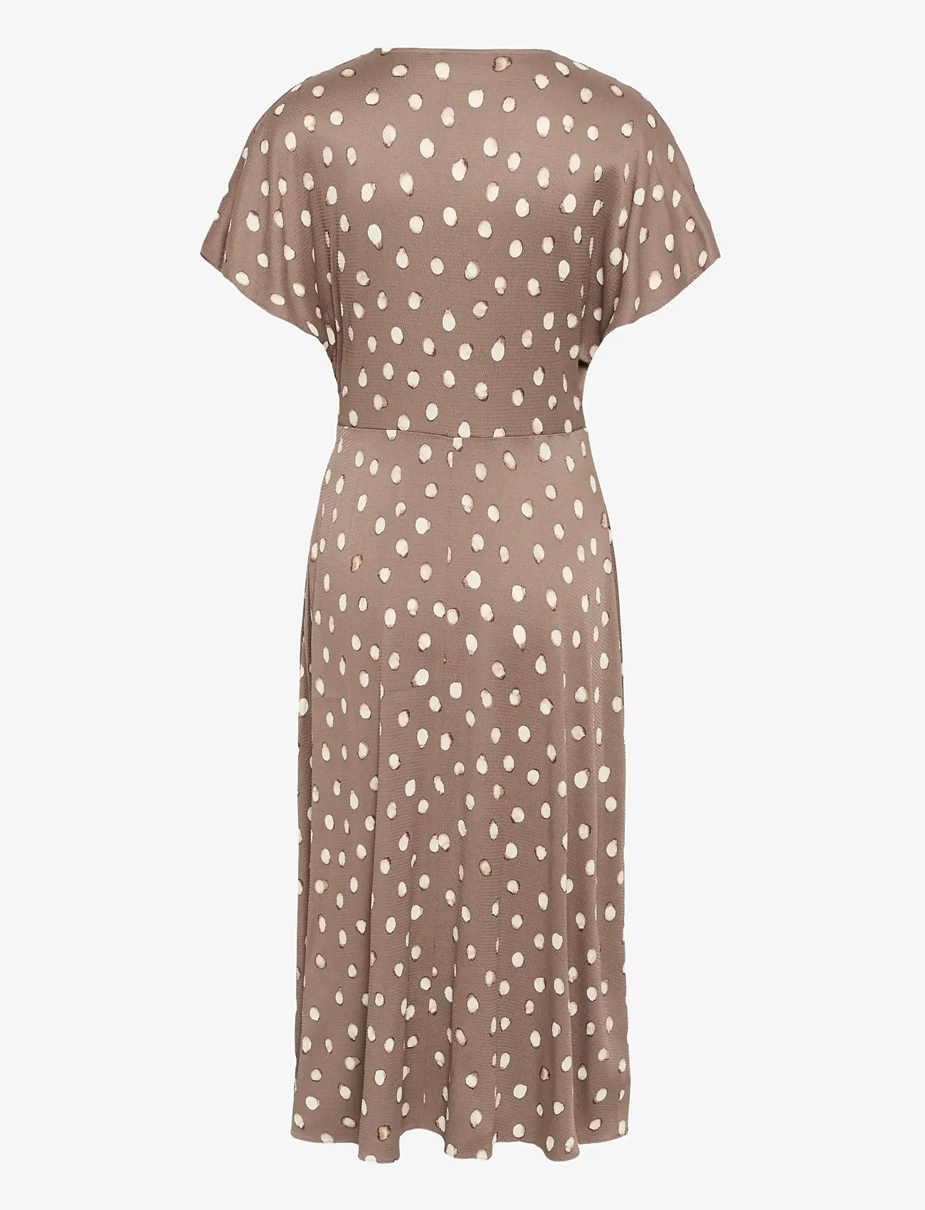 InWear - HENRIIW FITTED DRESS - brown brush dot - 2