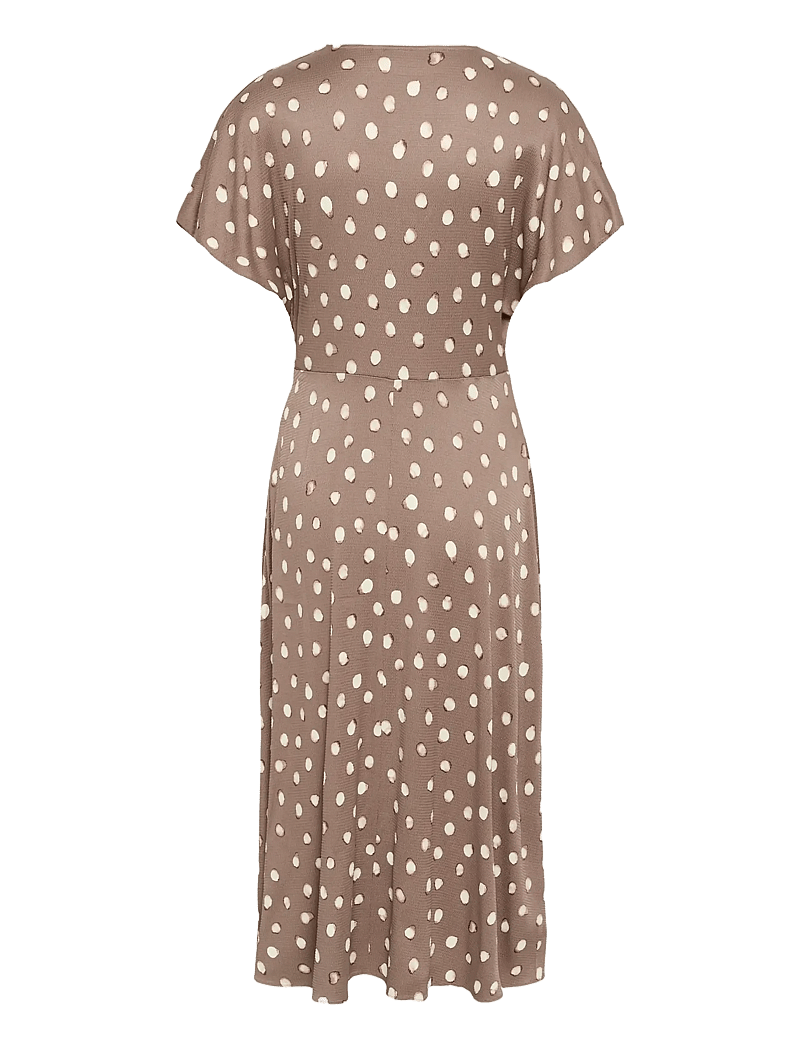 InWear - HENRIIW FITTED DRESS - brown brush dot - 2