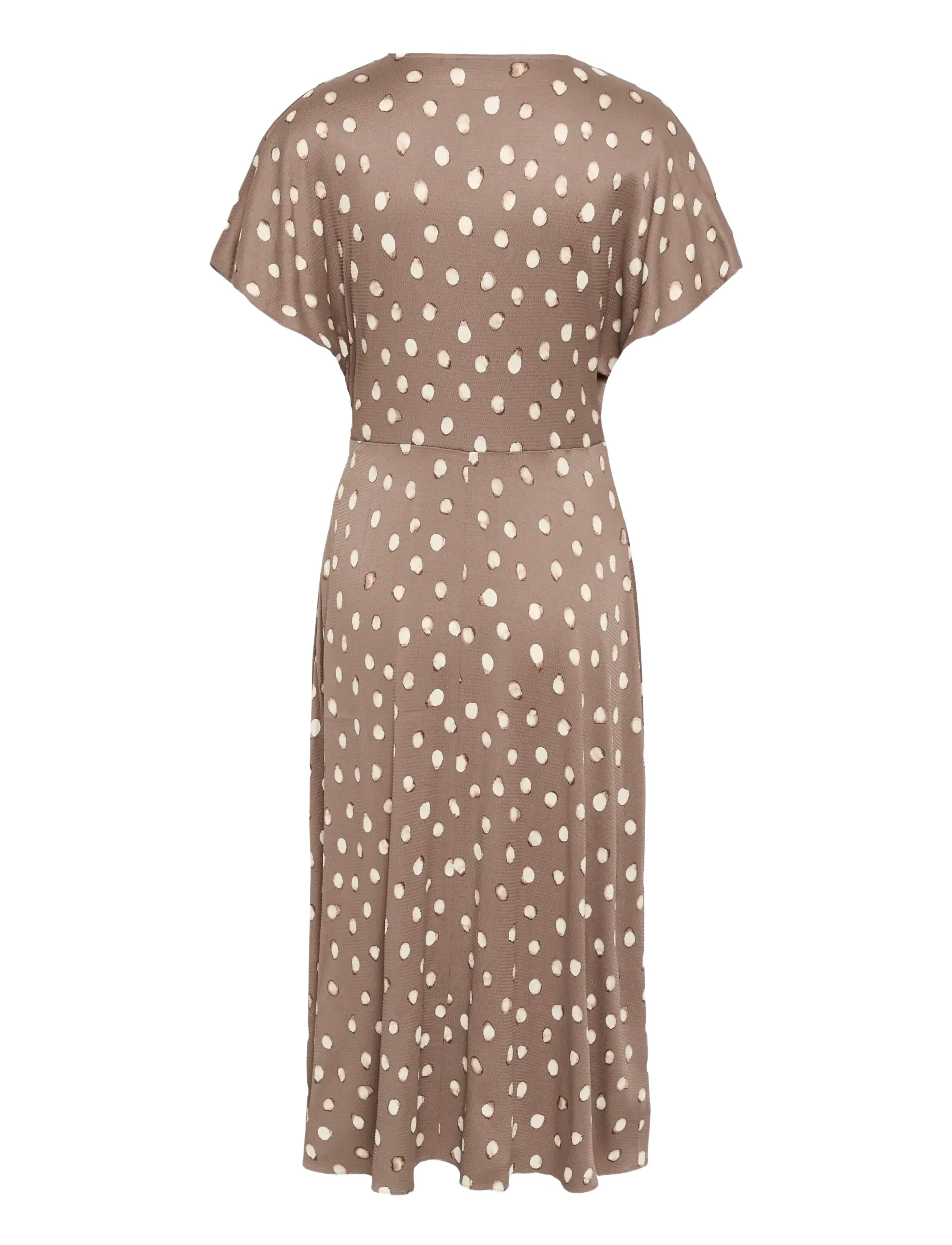 InWear - HENRIIW FITTED DRESS - midikleidid - brown brush dot - 2