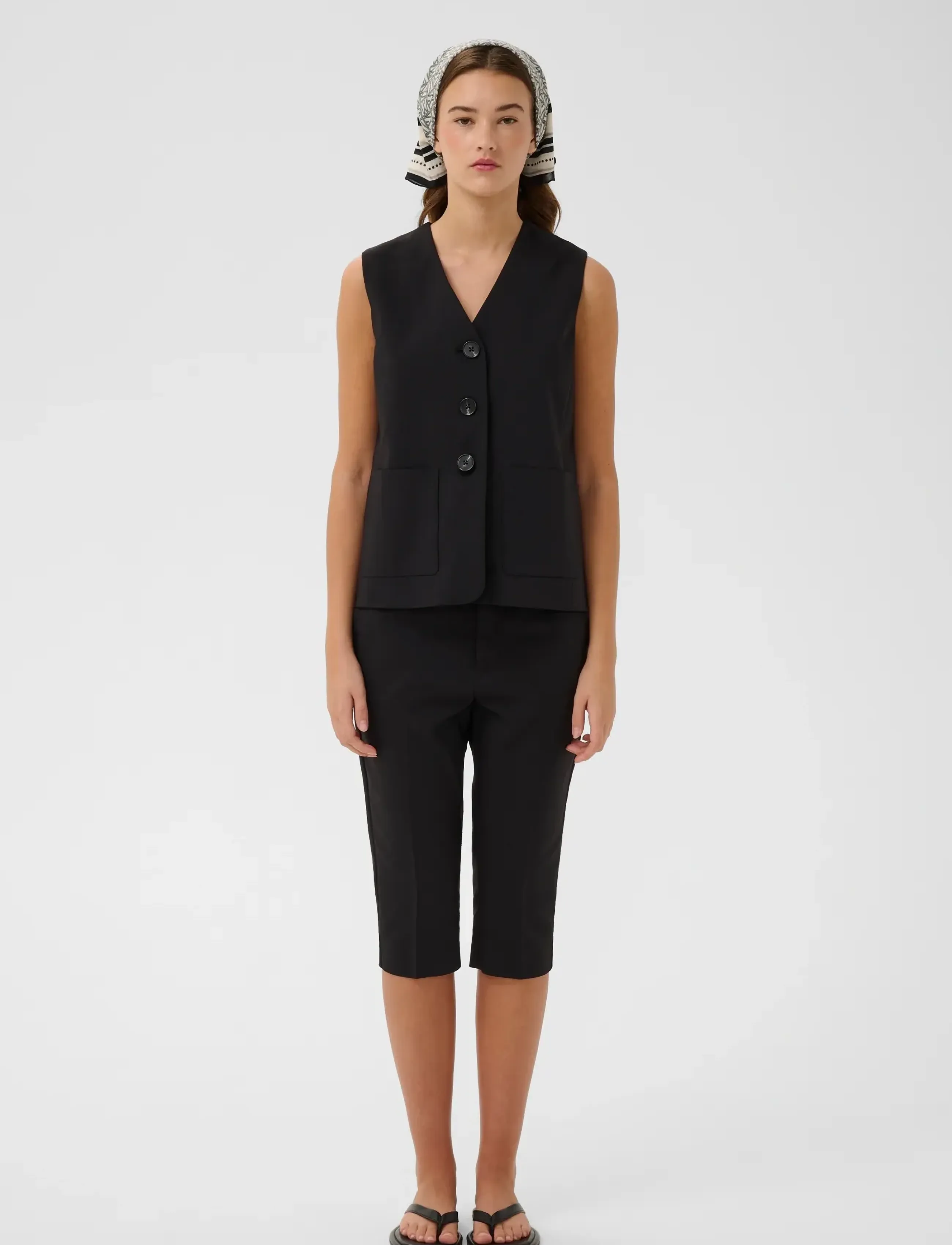 InWear - ZELLAIW PIRATE PANTS - capri bukser - black - 3