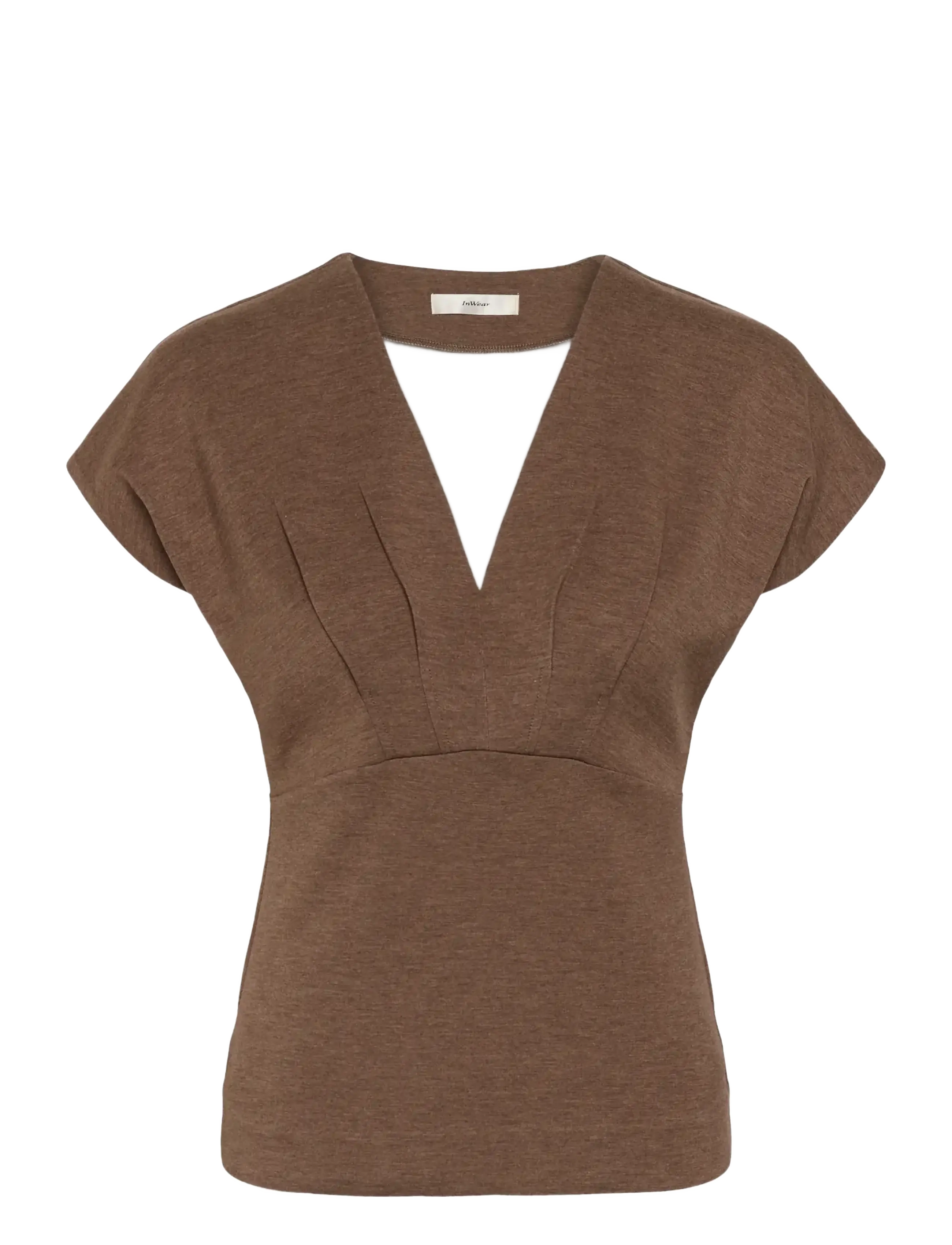 InWear FARIIW VINCENTIW MEL BLOUSE - Clothing - COFFEE QUARTZ MELANGE / brown