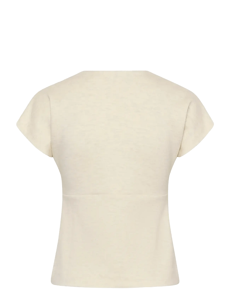 InWear - FARIIW VINCENTIW MEL BLOUSE - kortærmede bluser - ecru - 2