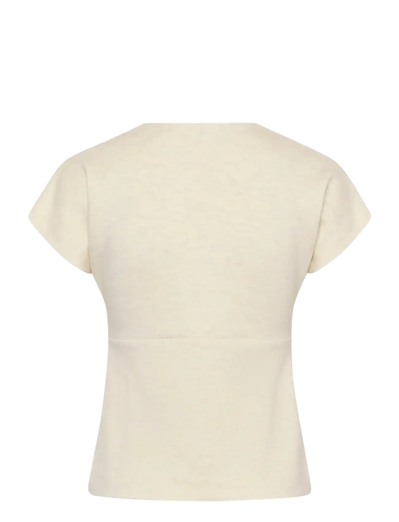 InWear - FARIIW VINCENTIW MEL BLOUSE - lühikeste varrukatega pluusid - ecru - 2