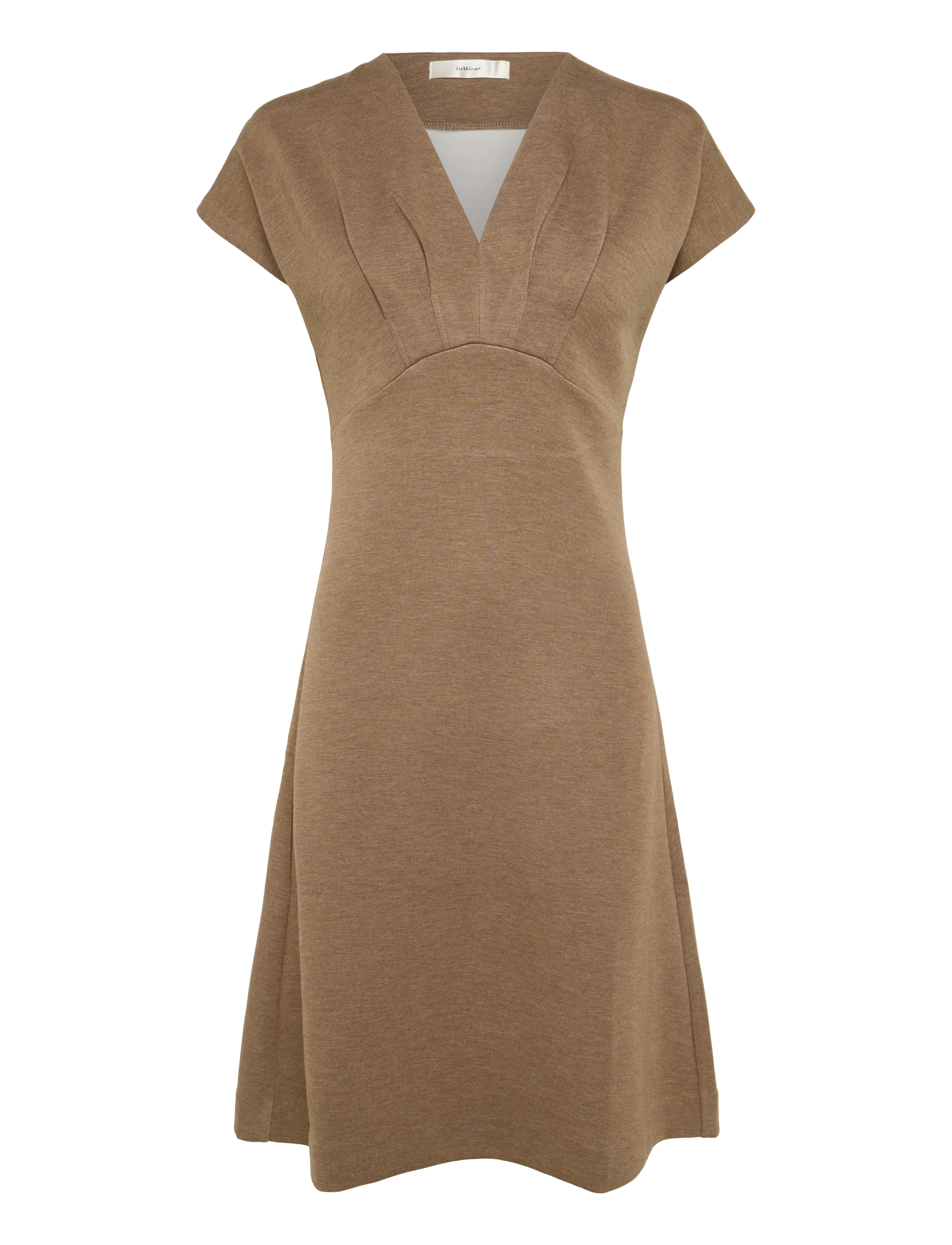 InWear - FARIIW VINCENT MEL SHORT DRESS - sommerkjoler - coffee quartz melange - 1