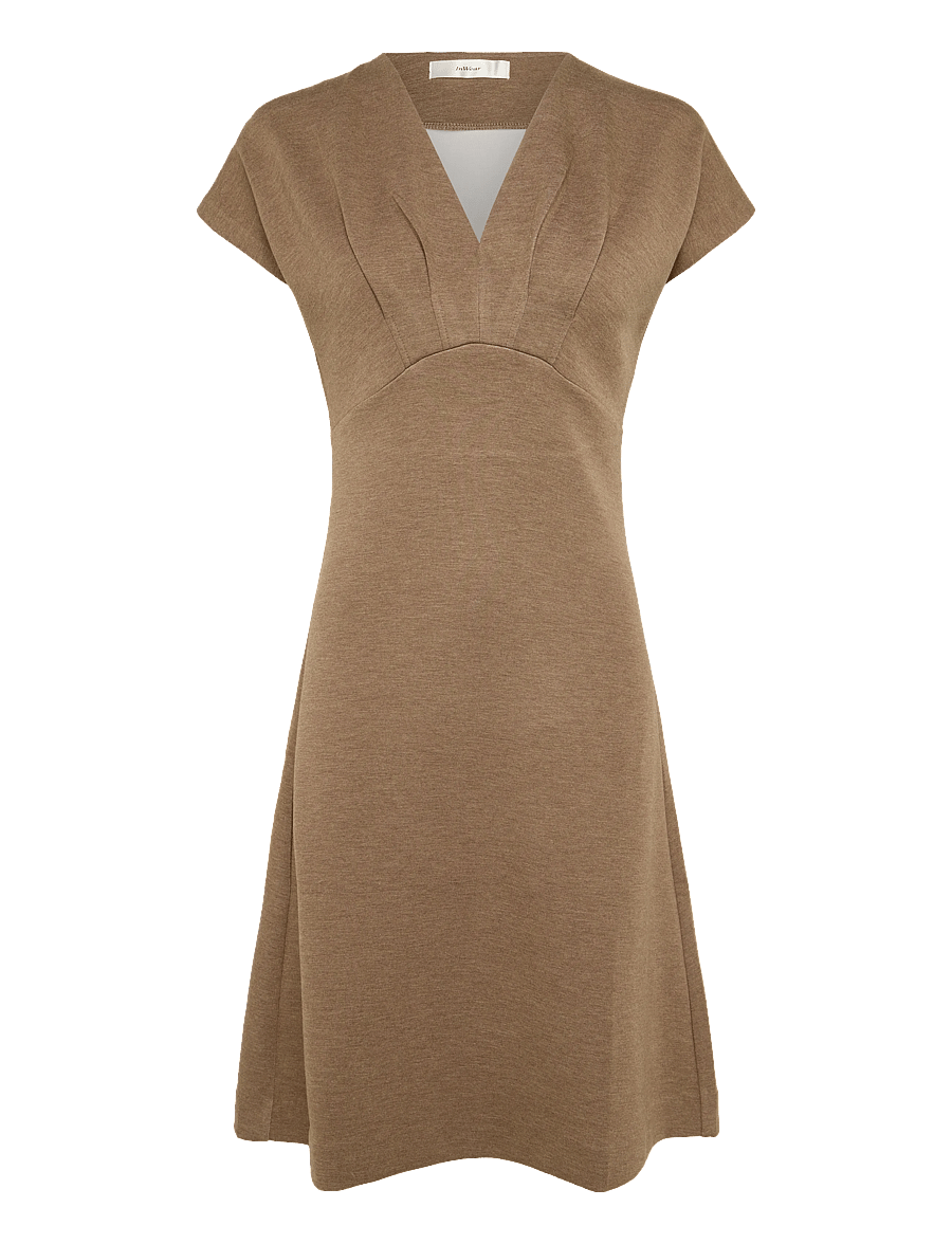 InWear - FARIIW VINCENT MEL SHORT DRESS - sommerkjoler - coffee quartz melange - 1