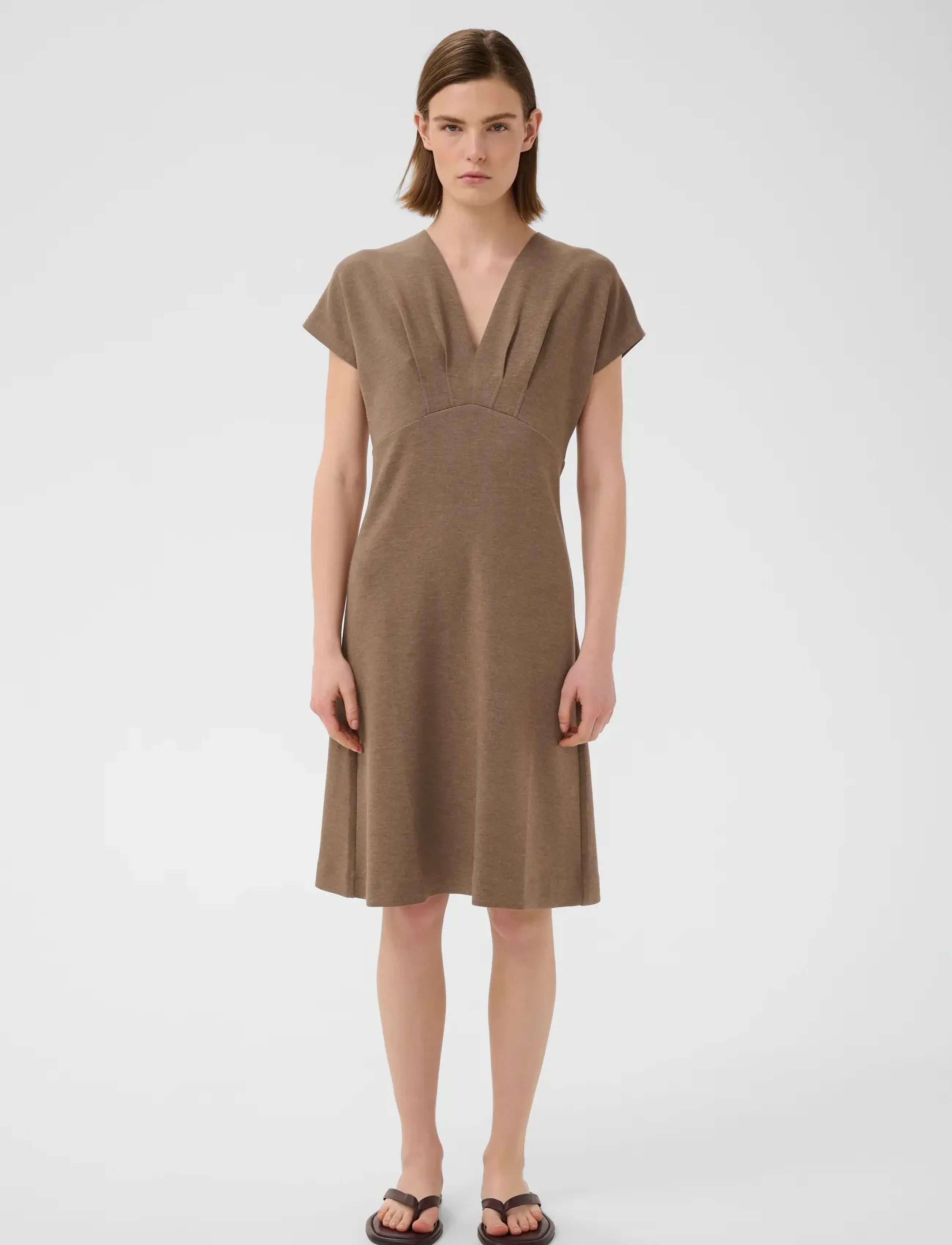 InWear Fariiw Vincent Mel Short Dress, S, Dresses, Braun - Summer Frauen