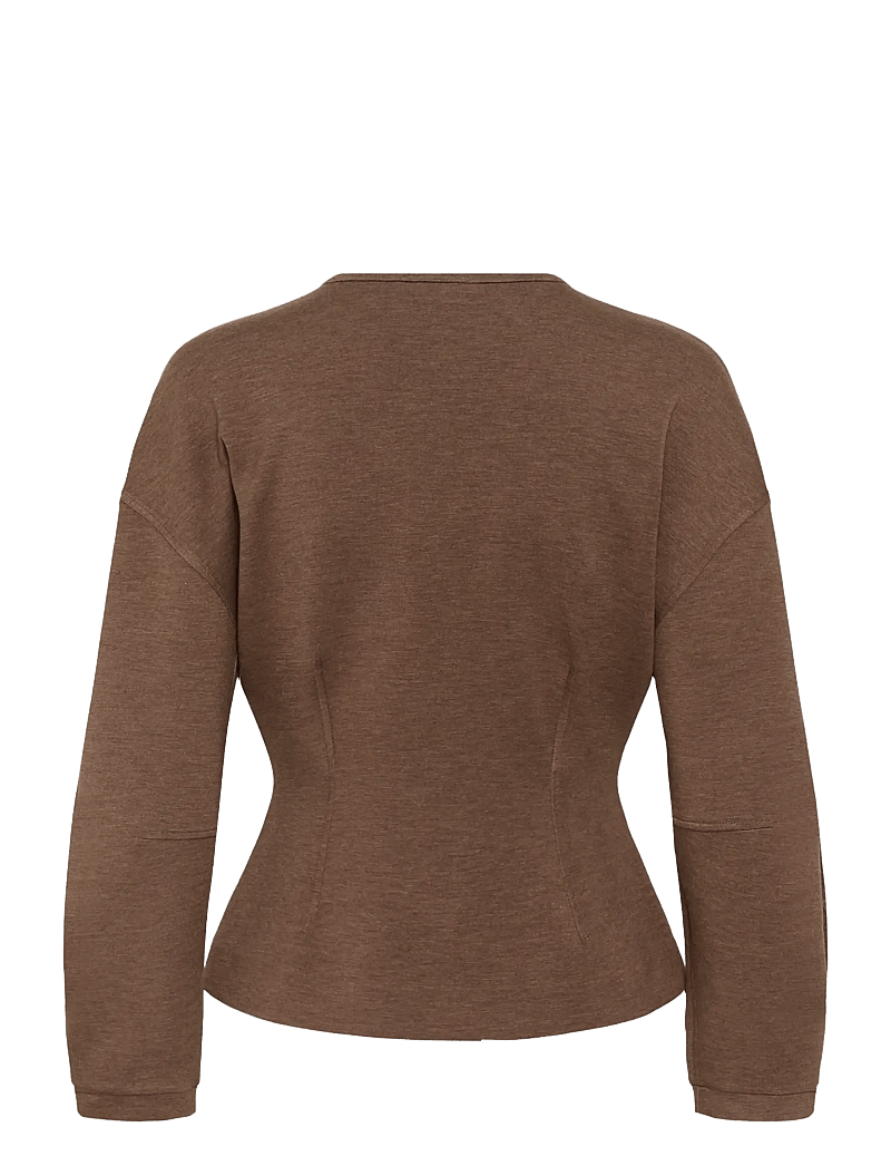 InWear - FARIIW VINCENTIW MEL JACKET - enkeltradede blazere - coffee quartz melange - 2