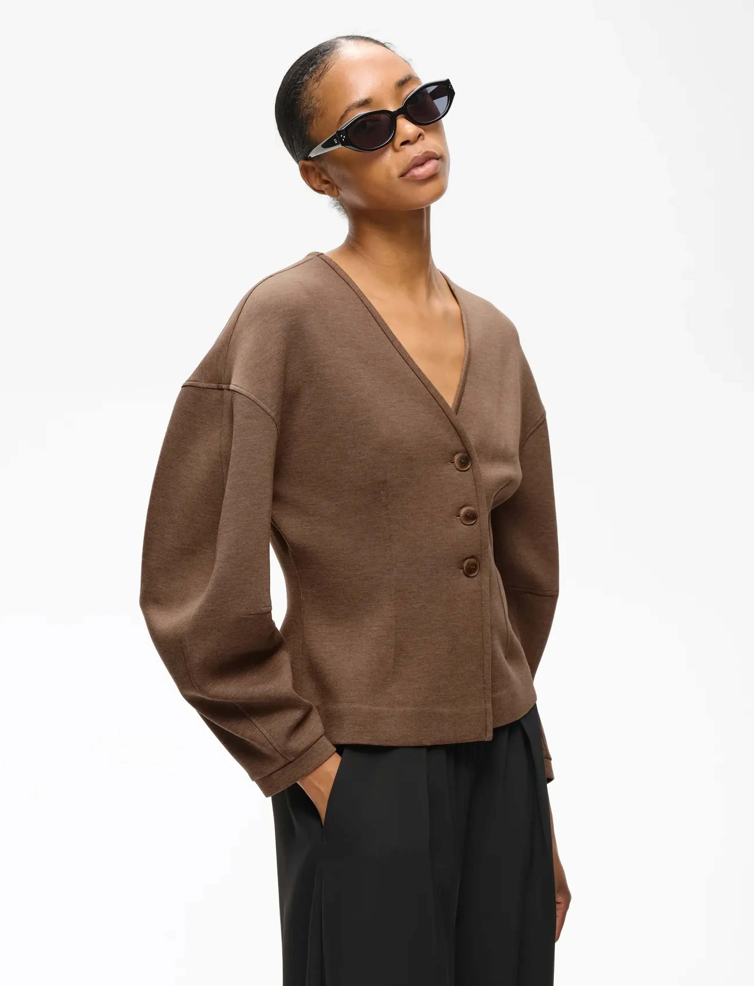 InWear FARIIW VINCENTIW MEL JACKET - Blazere - COFFEE QUARTZ MELANGE / brown