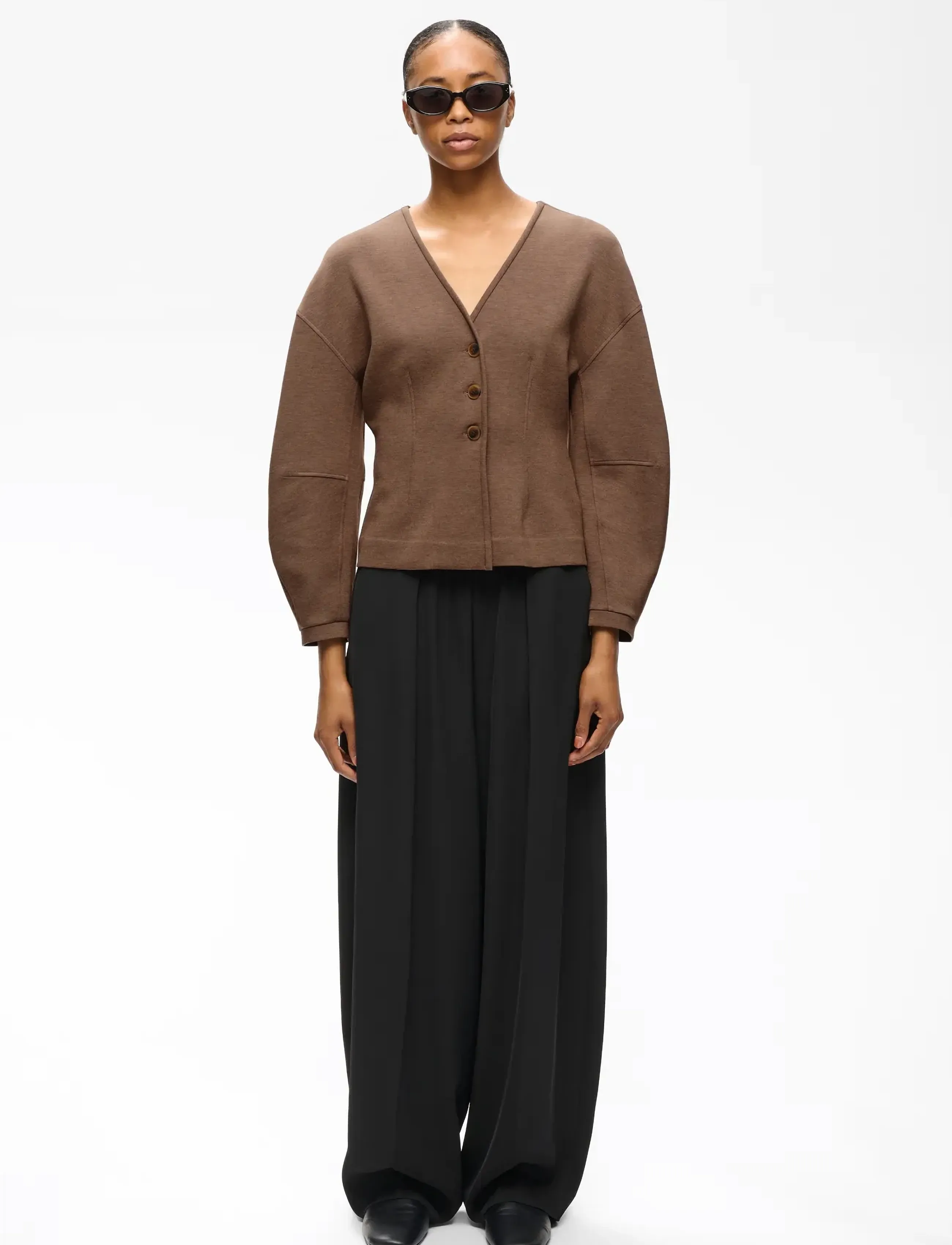 InWear - FARIIW VINCENTIW MEL JACKET - party wear at outlet prices - coffee quartz melange - 3