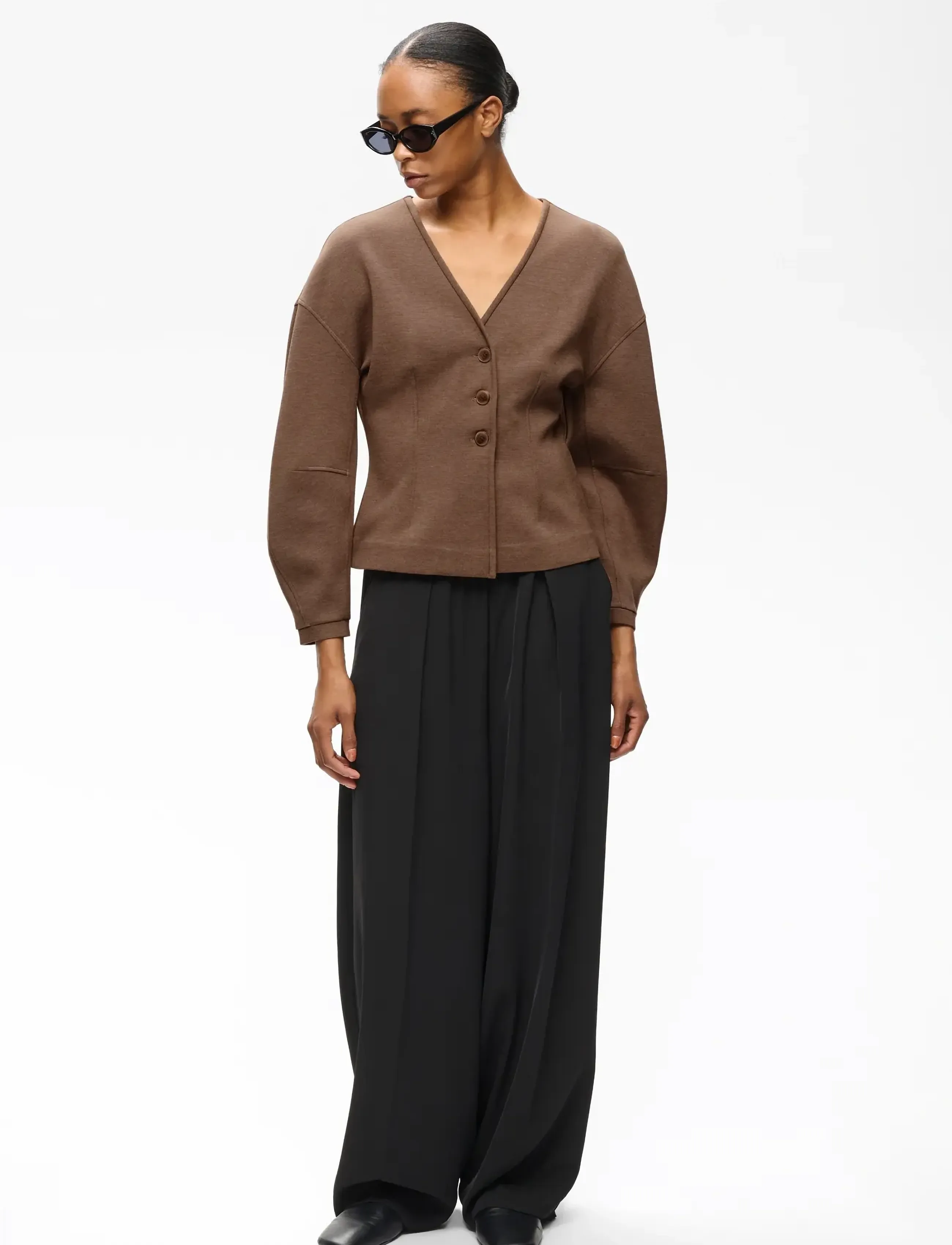 InWear - FARIIW VINCENTIW MEL JACKET - einreihige blazer - coffee quartz melange - 4