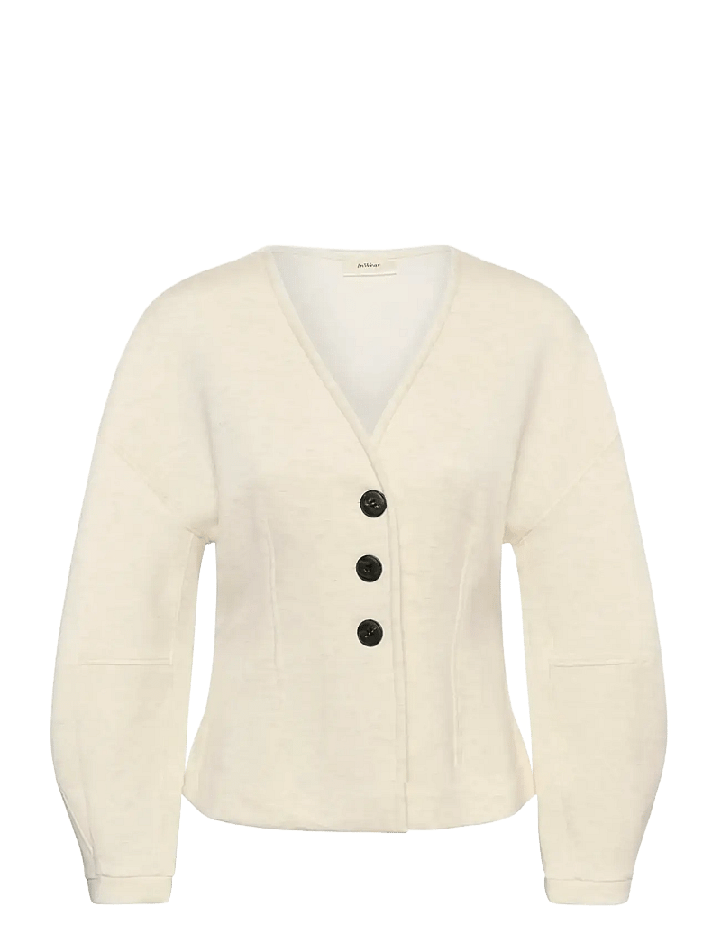 InWear - FARIIW VINCENTIW MEL JACKET - enkeltradede blazere - ecru - 1