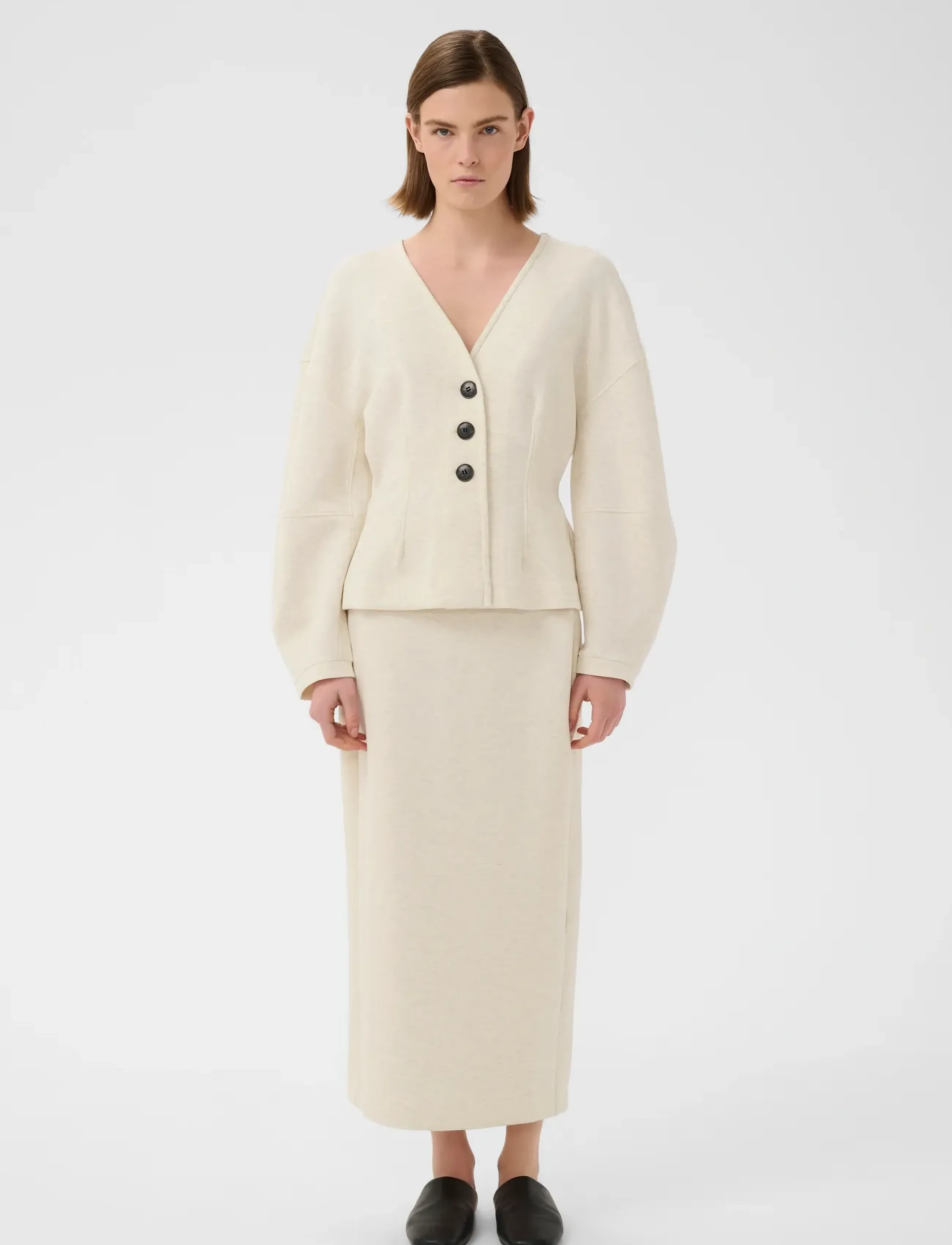 InWear FARIIW VINCENTIW MEL JACKET - Blazere - ECRU / cream