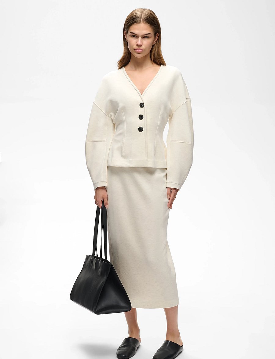 InWear - FARIIW VINCENTIW MEL JACKET - Üherealised pintsakud - ecru - 3