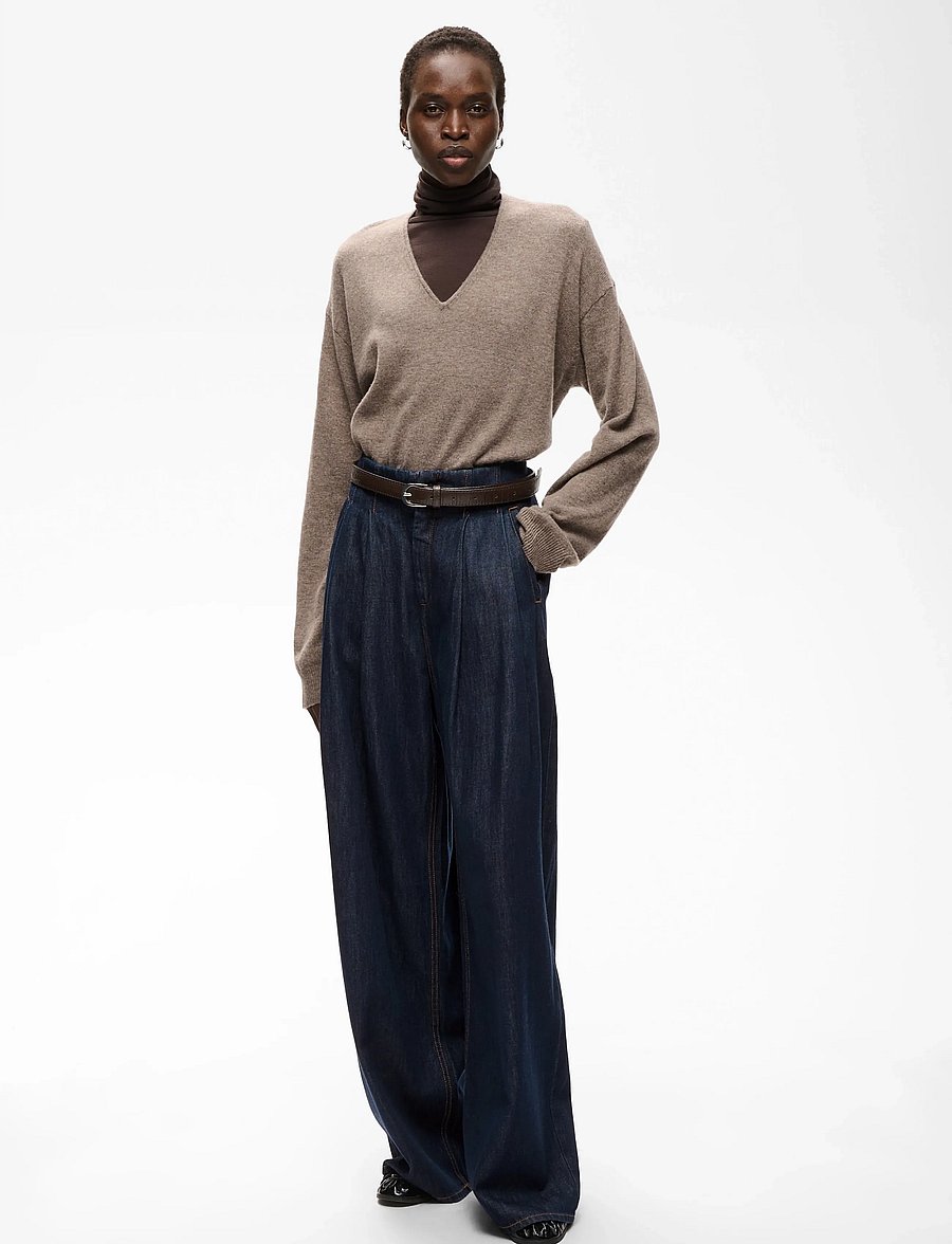 InWear - HIROIW PANT - washed dark blue denim - 0