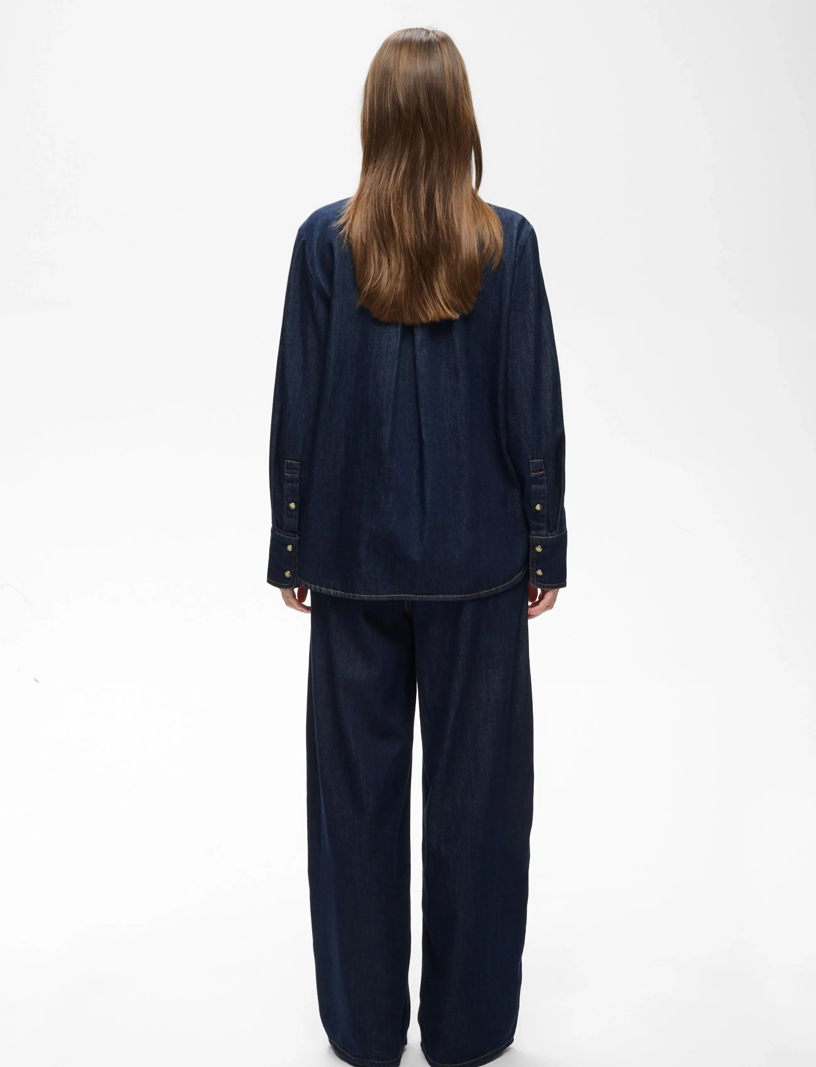 InWear - HIROIW SHIRT - jeansskjortor - washed dark blue denim - 5