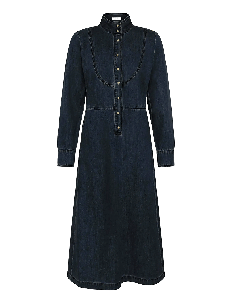 InWear - HIROIW DRESS - washed dark blue denim - 1